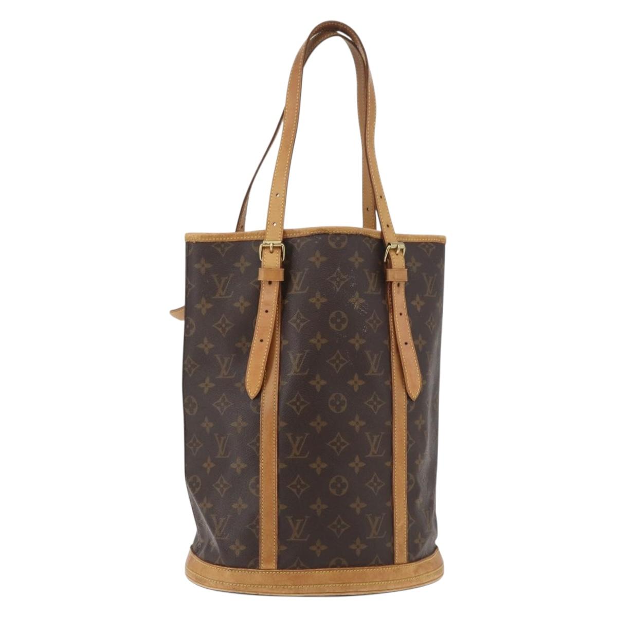 LOUIS VUITTON Monogram Bucket GM Shoulder Bag M42236 LV Auth EC995