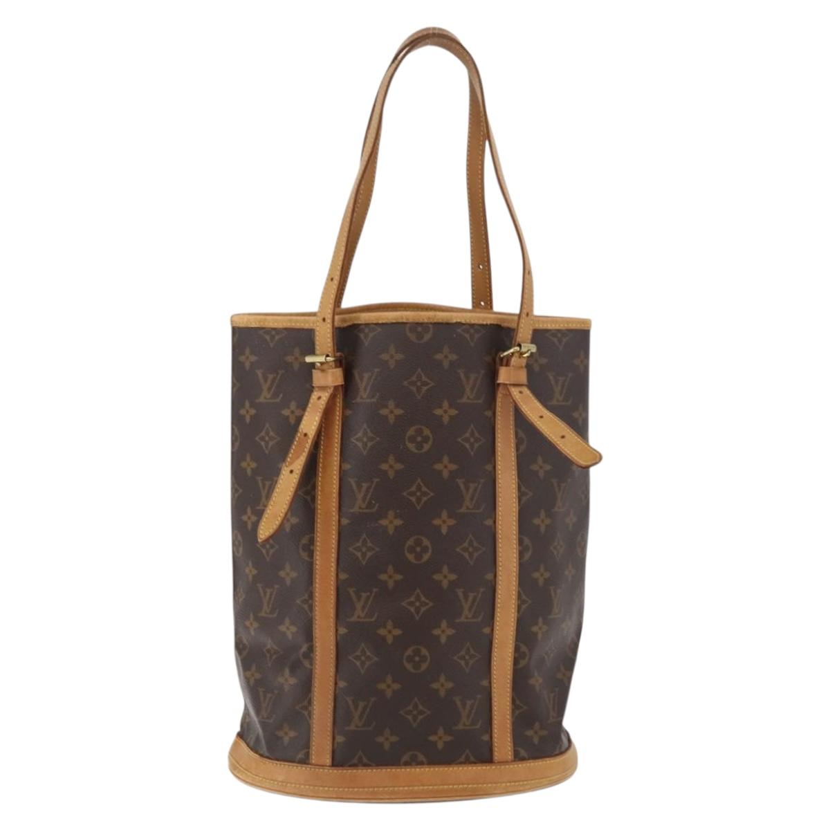 LOUIS VUITTON Monogram Bucket GM Shoulder Bag M42236 LV Auth EC995