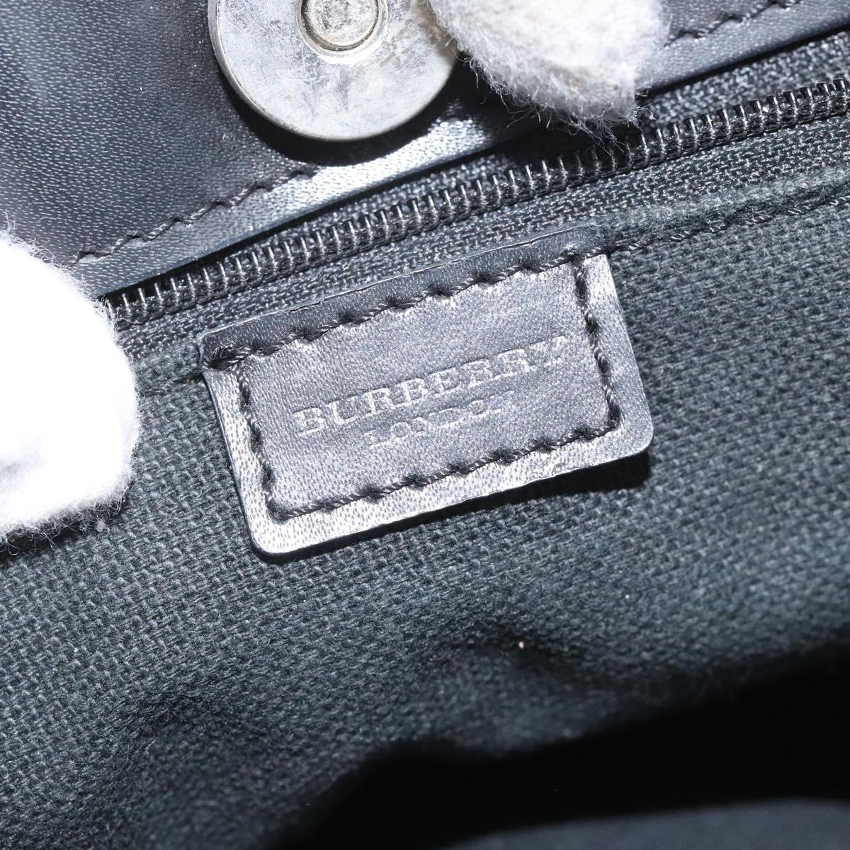 BURBERRY Nova Check Tote Bag PVC Beige Auth EC998