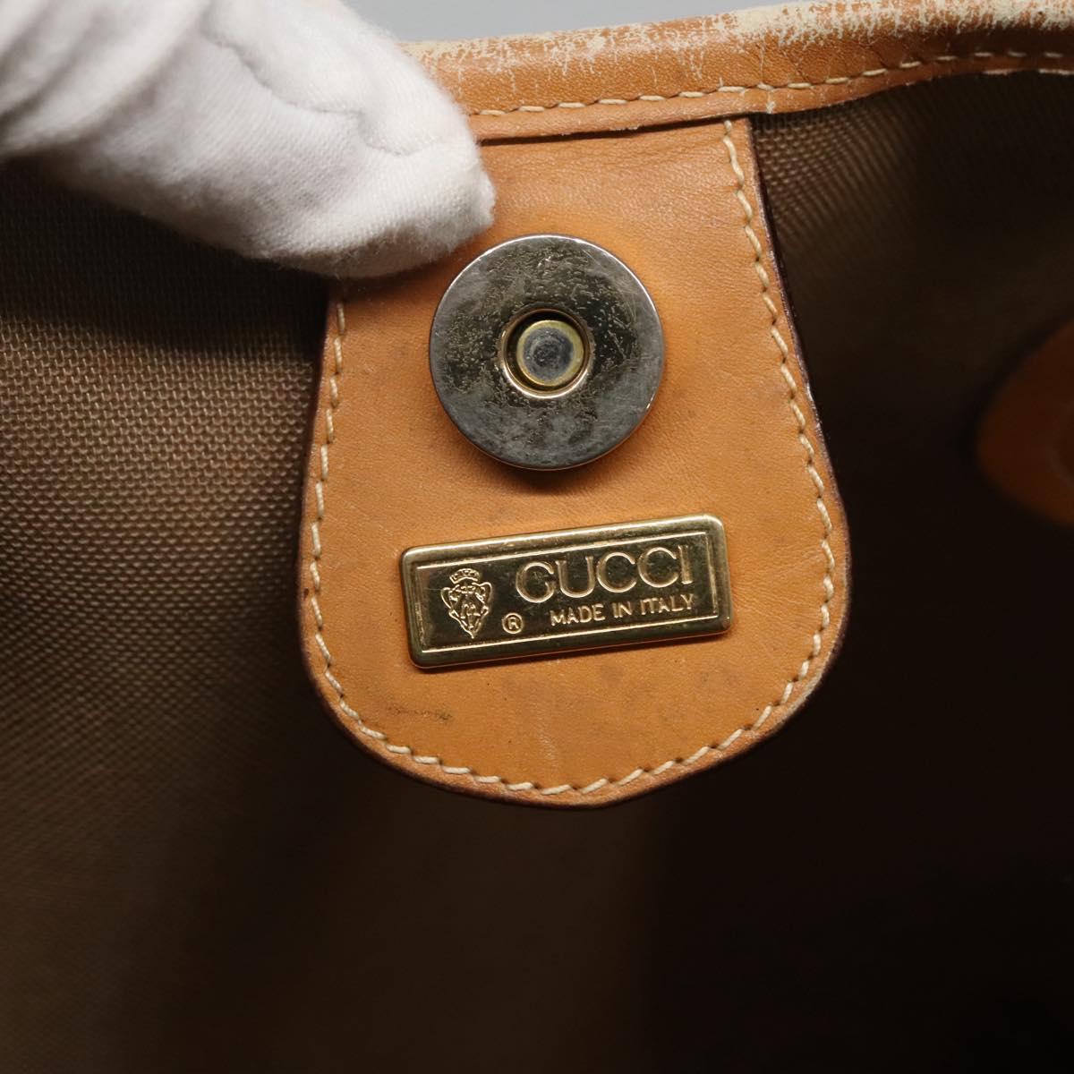 GUCCI Micro GG Supreme Web Sherry Line Bag PVC Beige 002 988 0174 Auth ep10019