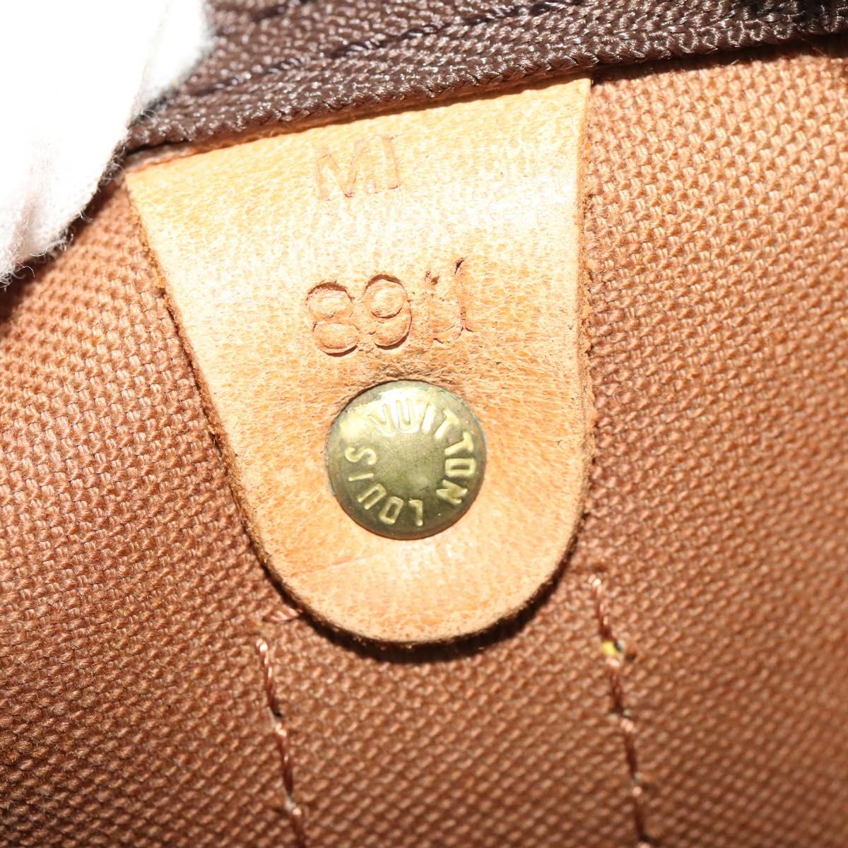 LOUIS VUITTON Monogram Keepall 60 Boston Bag M41422 LV Auth ep10029