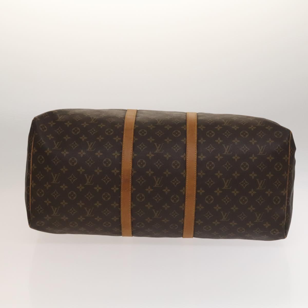 LOUIS VUITTON Monogram Keepall 60 Boston Bag M41422 LV Auth ep10029