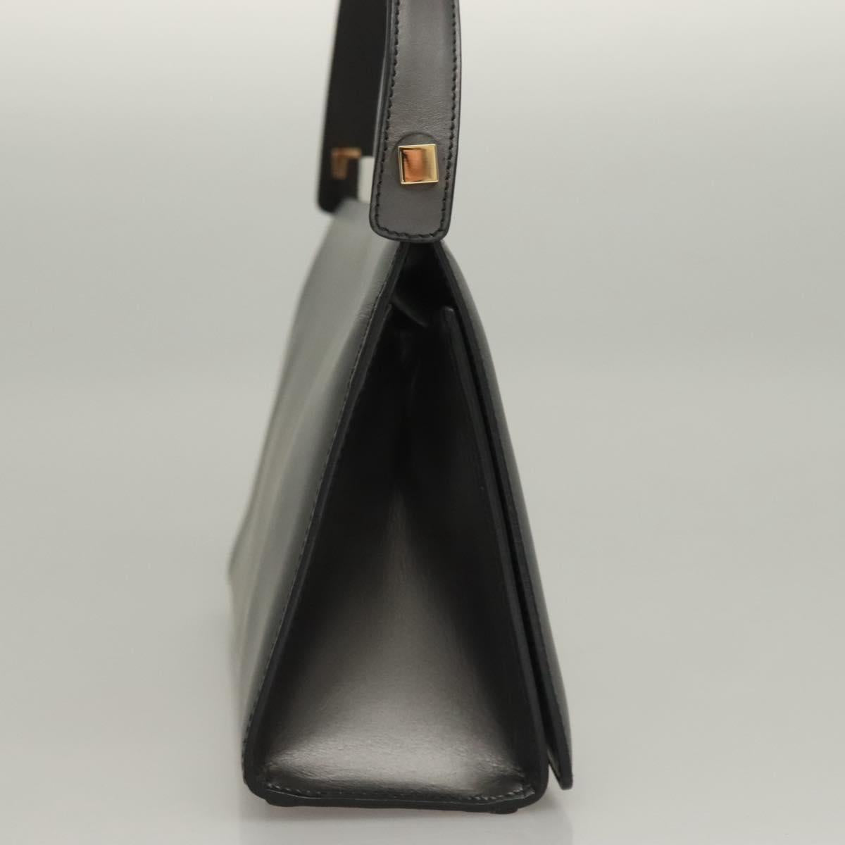 GUCCI Shoulder Bag Leather Gray Gold 001 2058 1919 0 Auth ep10038