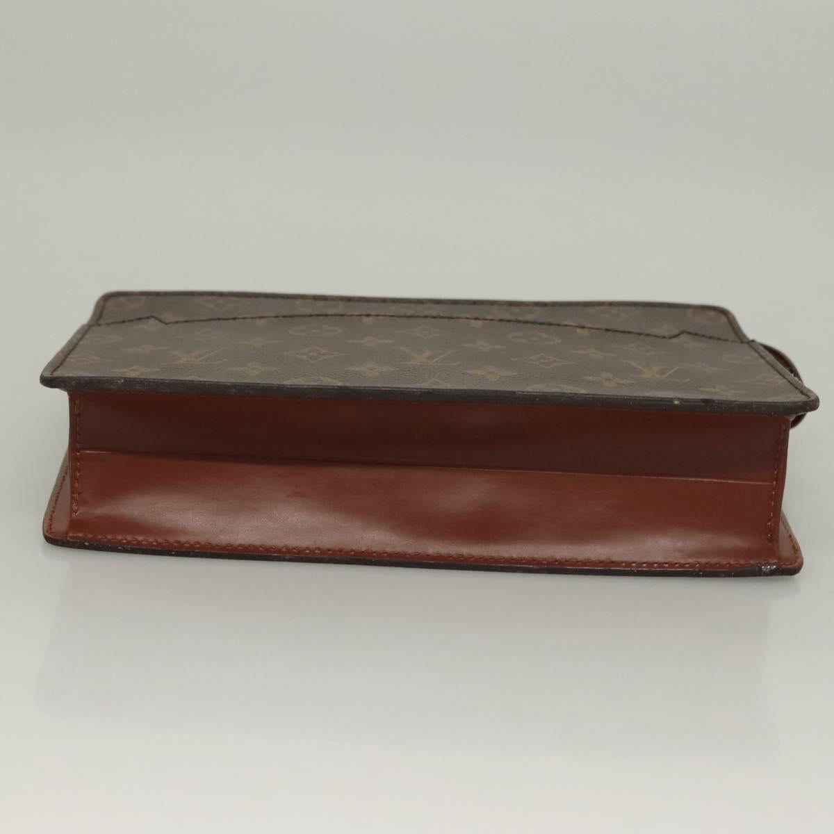 LOUIS VUITTON Monogram Pochette Homme Clutch Bag M51795 LV Auth ep10072