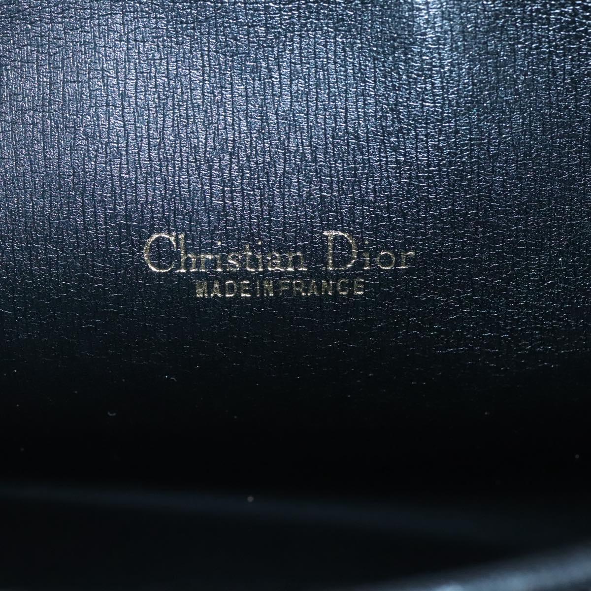 Christian Dior Trotter Canvas Clutch Bag Black Auth ep10093