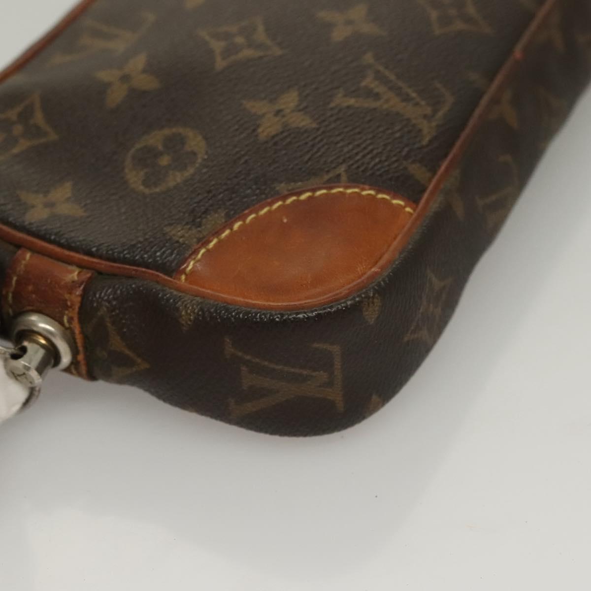 LOUIS VUITTON Monogram Marly Dragonne PM Clutch Bag M51827 LV Auth ep10117