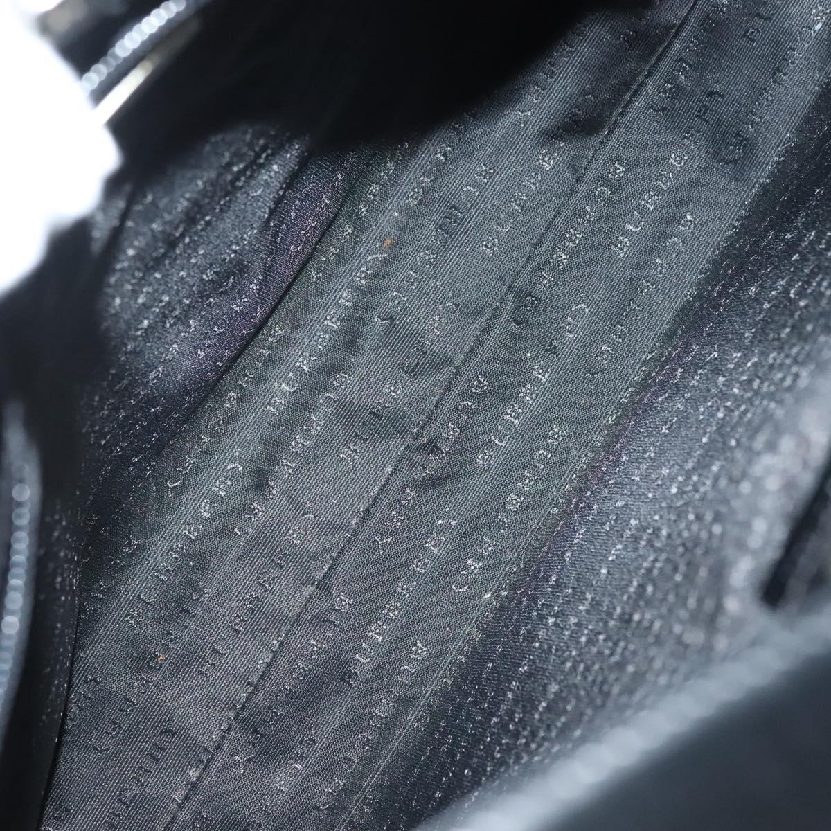 BURBERRY Nova Check Shoulder Bag PVC Beige Silver Auth ep10120