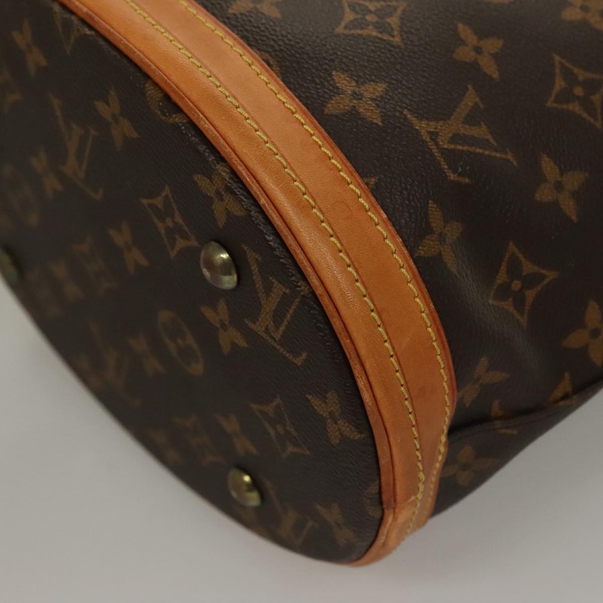 LOUIS VUITTON Monogram Bucket PM Shoulder Bag M42238 LV Auth ep10125