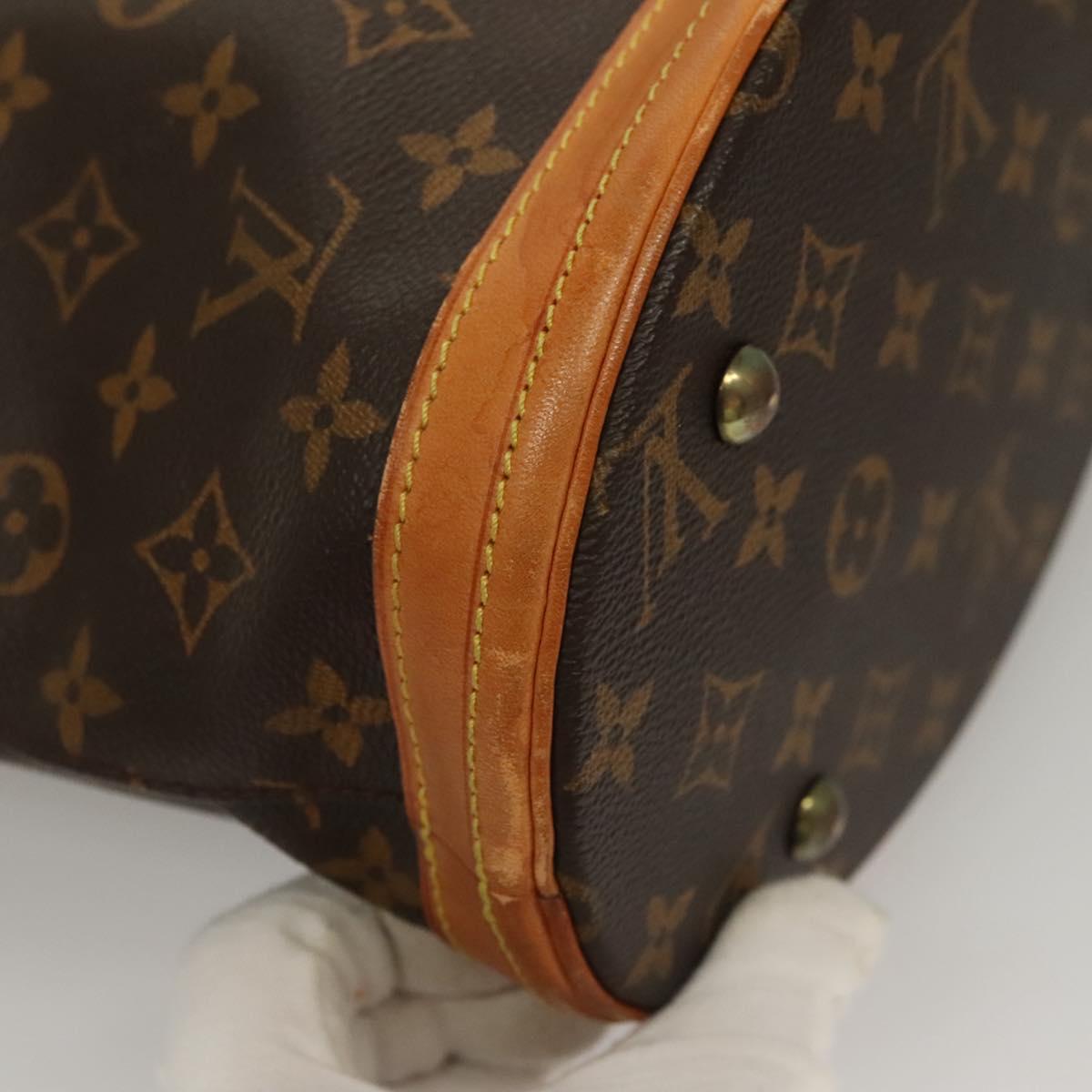 LOUIS VUITTON Monogram Bucket PM Shoulder Bag M42238 LV Auth ep10125