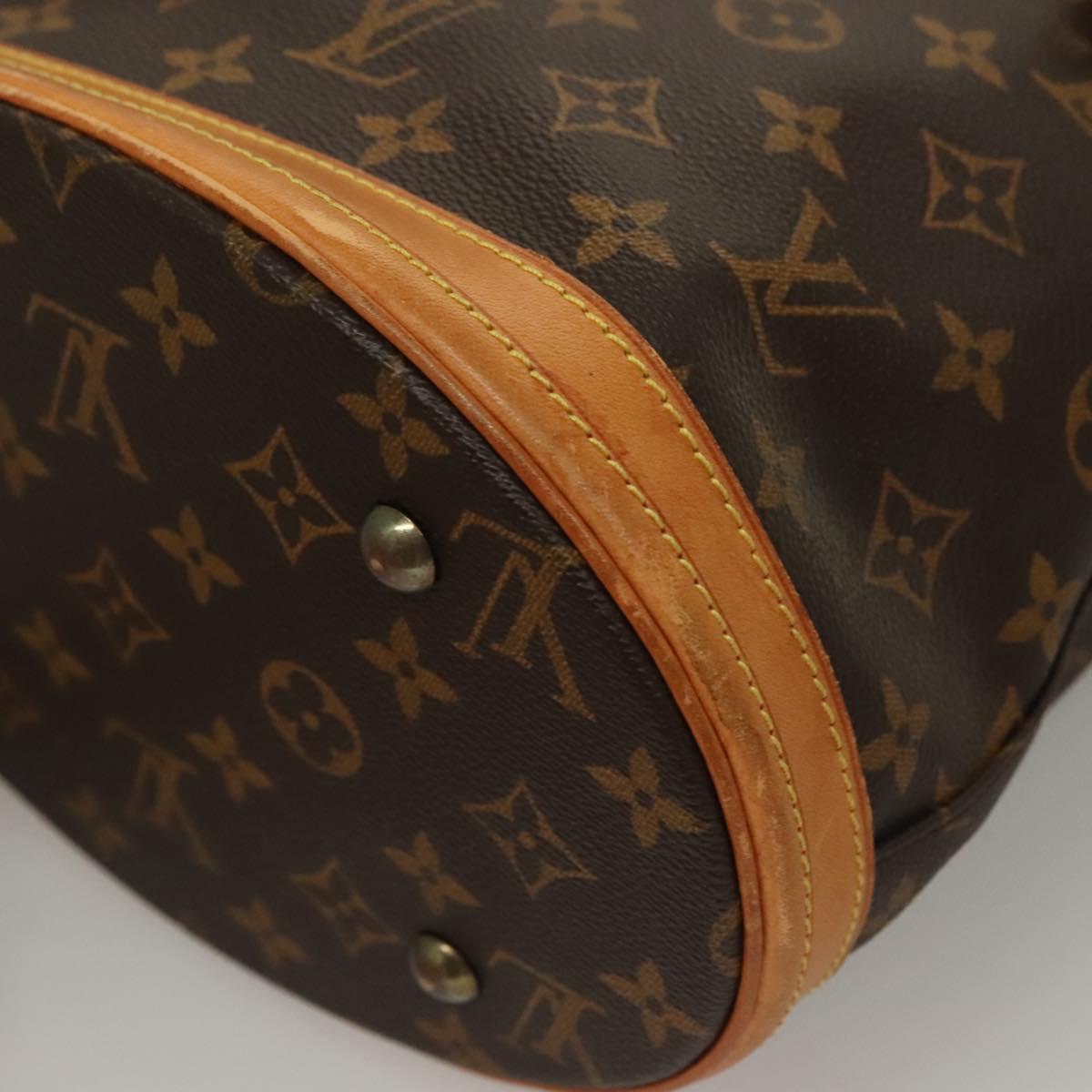 LOUIS VUITTON Monogram Bucket PM Shoulder Bag M42238 LV Auth ep10125