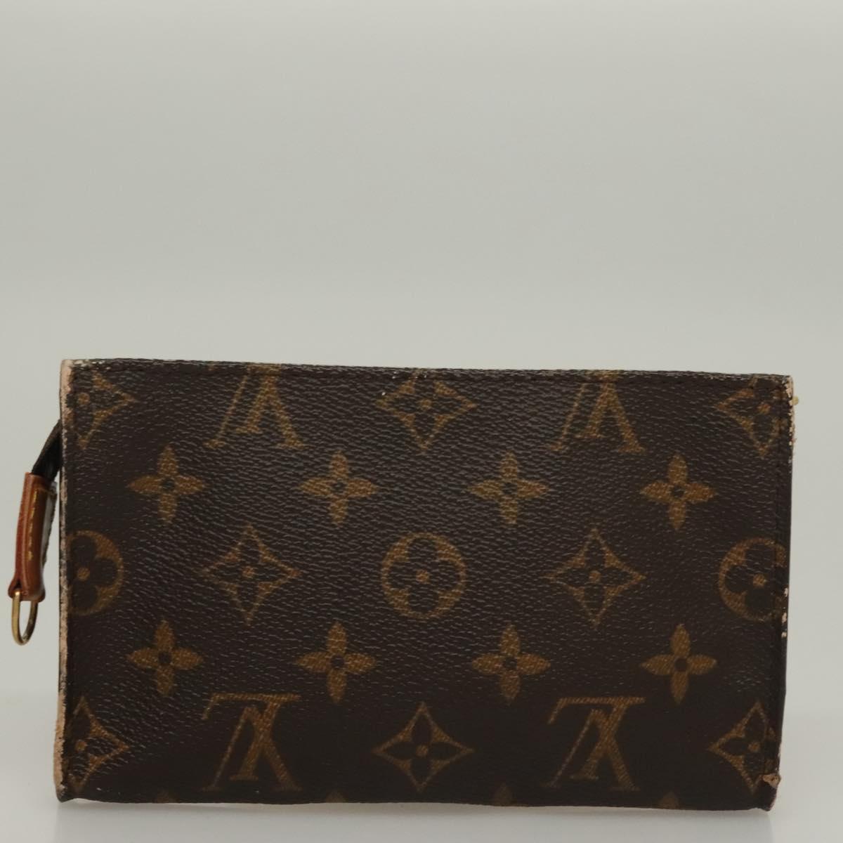 LOUIS VUITTON Monogram Bucket PM Shoulder Bag M42238 LV Auth ep10125