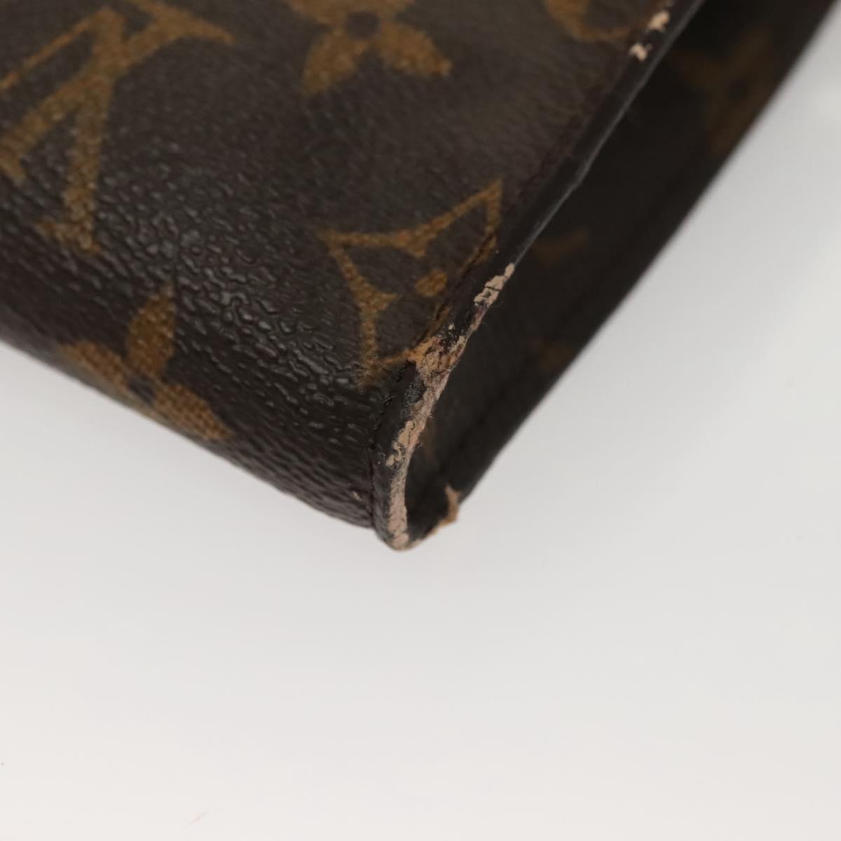 LOUIS VUITTON Monogram Bucket PM Shoulder Bag M42238 LV Auth ep10125