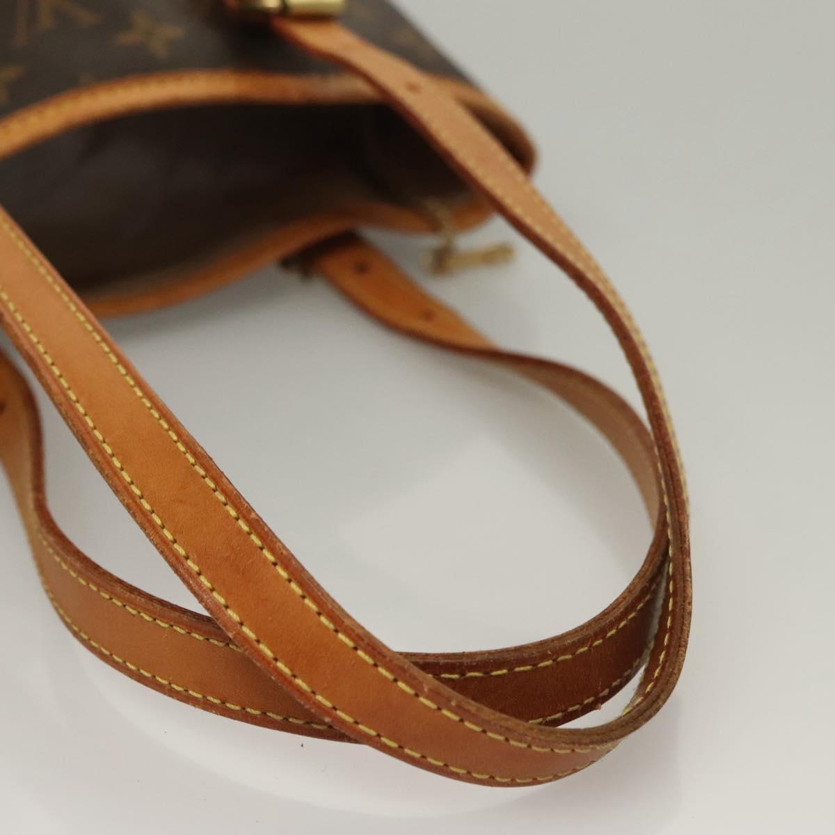 LOUIS VUITTON Monogram Bucket PM Shoulder Bag M42238 LV Auth ep10125