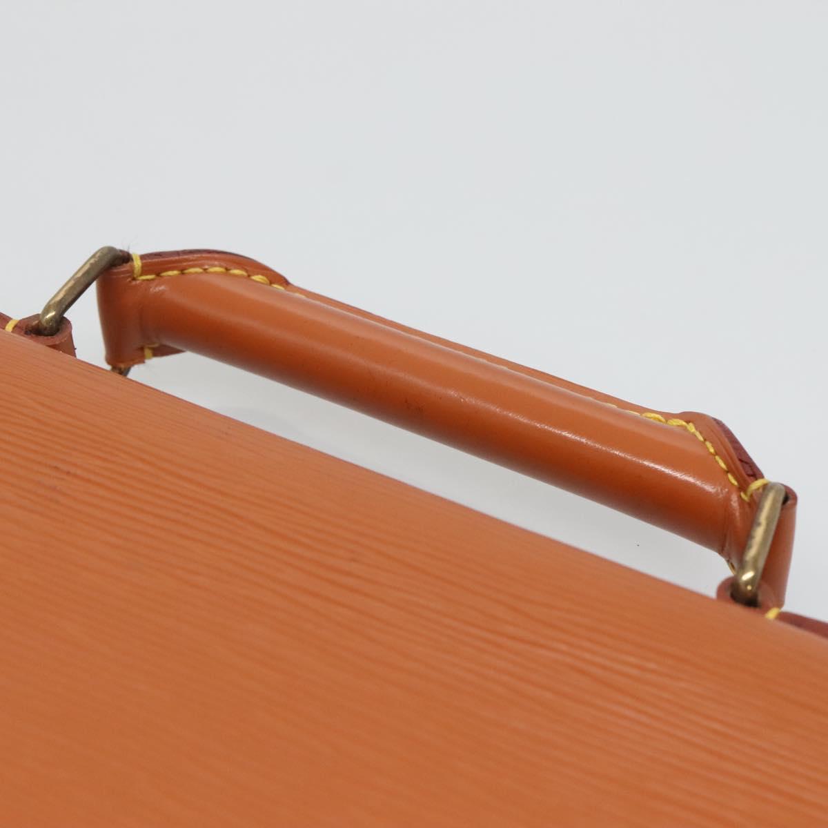 LOUIS VUITTON Epi Serviette Conseiller Zipangu Gold M54428 LV Auth ep10133