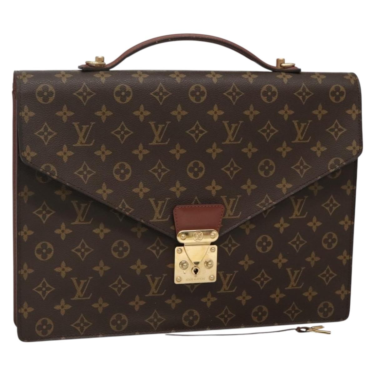 LOUIS VUITTON Monogram Porte Documents Bandouliere Bag M53338 Auth ep10146