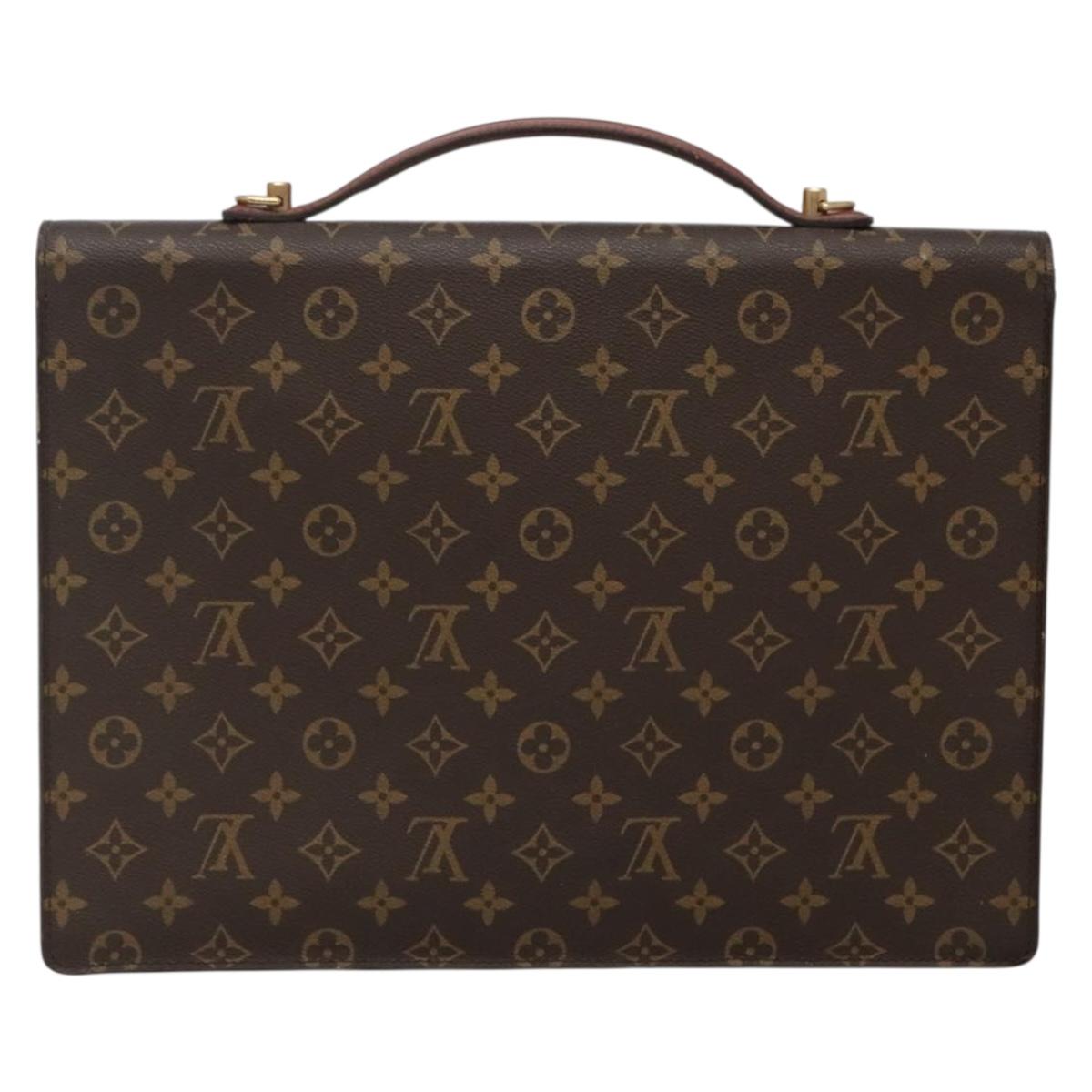 LOUIS VUITTON Monogram Porte Documents Bandouliere Bag M53338 Auth ep10146