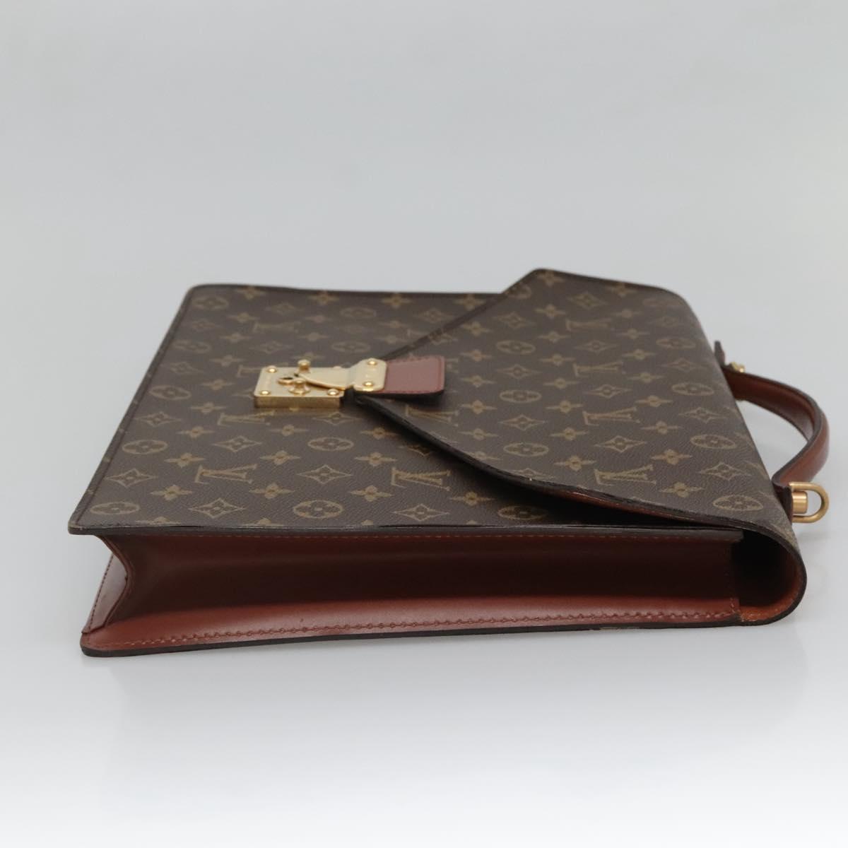 LOUIS VUITTON Monogram Porte Documents Bandouliere Bag M53338 Auth ep10146