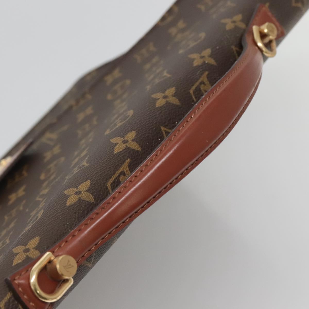 LOUIS VUITTON Monogram Porte Documents Bandouliere Bag M53338 Auth ep10146