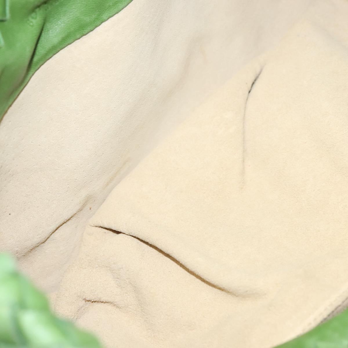 BOTTEGA VENETA INTRECCIATO Hand Bag Leather Green 169759 Auth ep10161