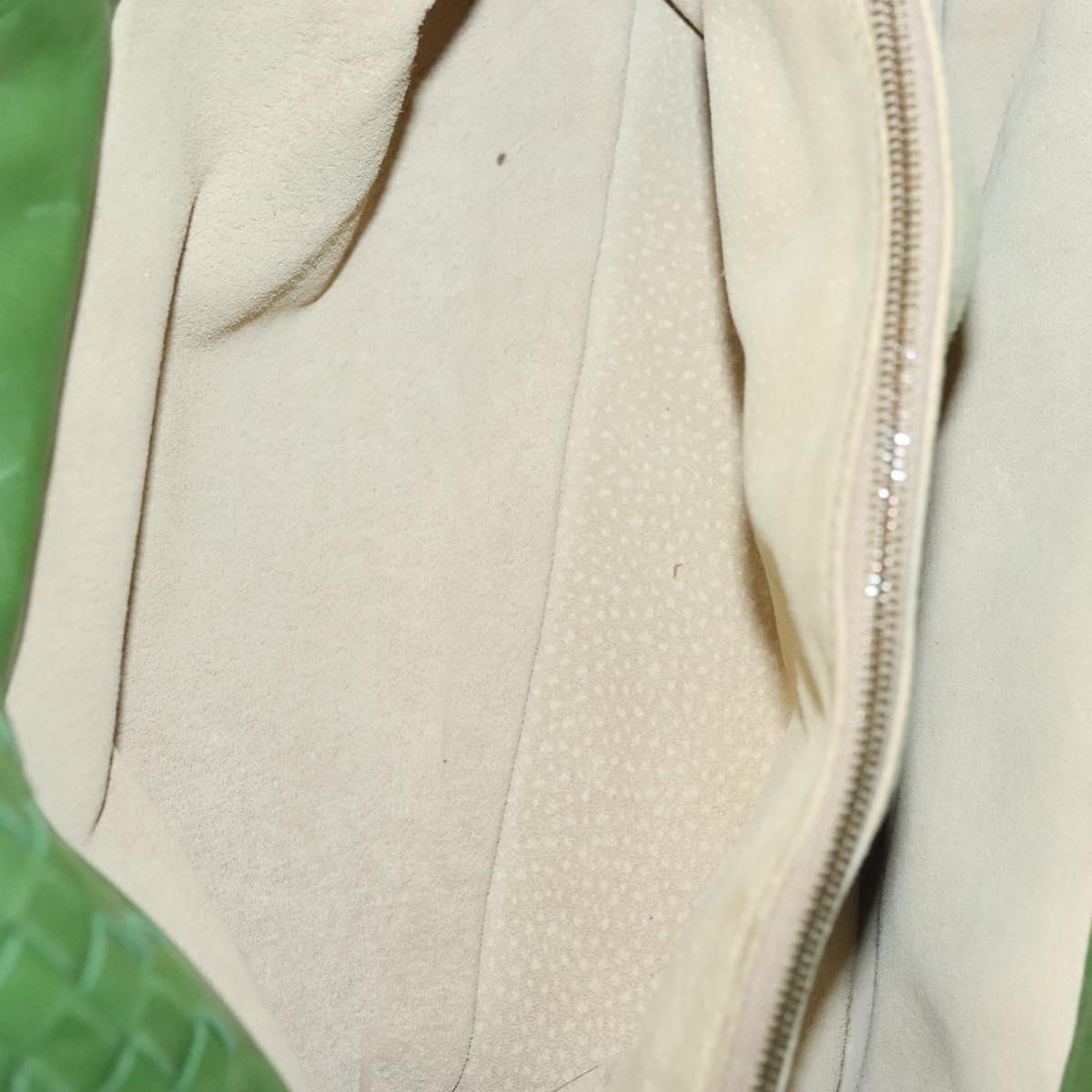 BOTTEGA VENETA INTRECCIATO Hand Bag Leather Green 169759 Auth ep10161