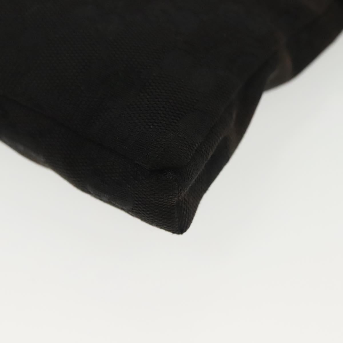 GUCCI GG Canvas Body Bag Black Silver 28566 Auth ep10174