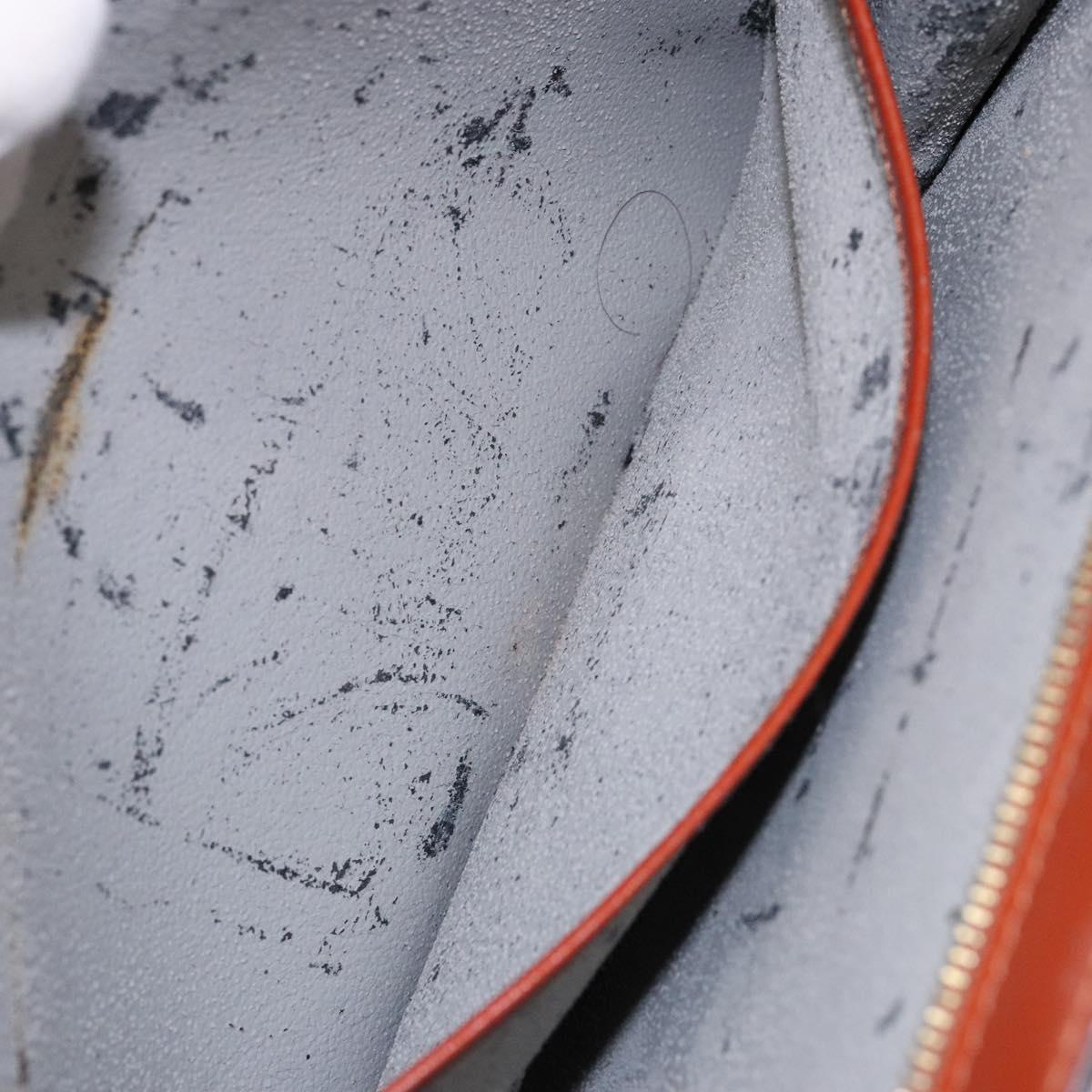 LOUIS VUITTON Epi Trousse Crete Pouch Brown M48403 LV Auth ep10214