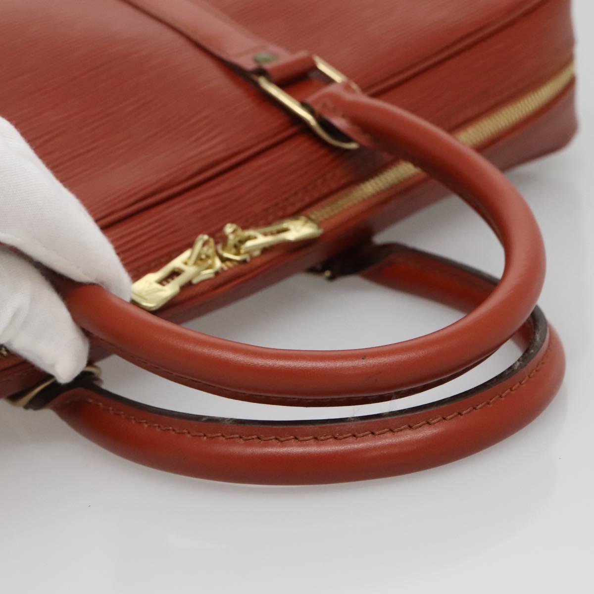 LOUIS VUITTON Epi Porte Documents Voyage Business Bag Brown M54478 Auth ep10215