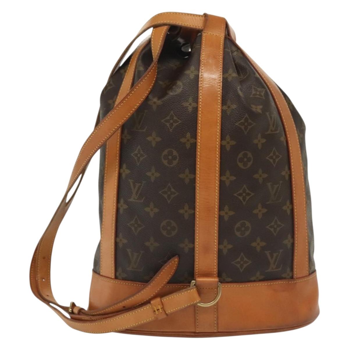 LOUIS VUITTON Monogram Randonnee PM Shoulder Bag M42243 LV Auth ep10229