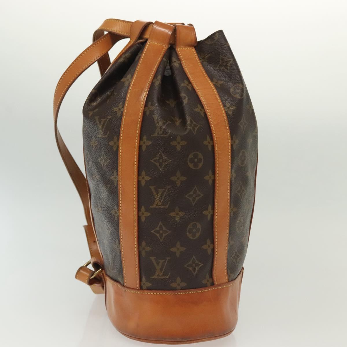 LOUIS VUITTON Monogram Randonnee PM Shoulder Bag M42243 LV Auth ep10229