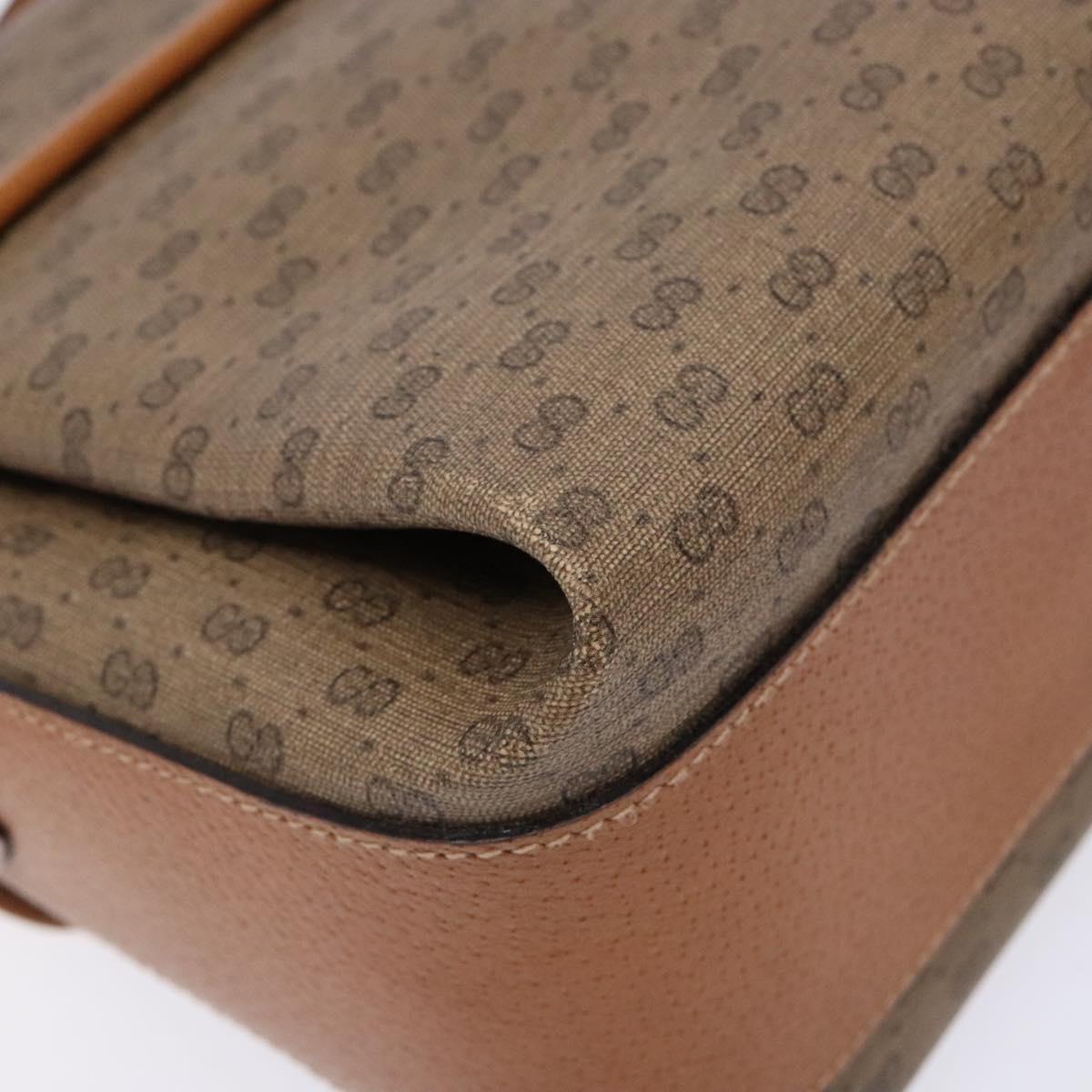 GUCCI Micro GG Supreme Shoulder Bag PVC Beige 001 115 6165 8031 Auth ep10240