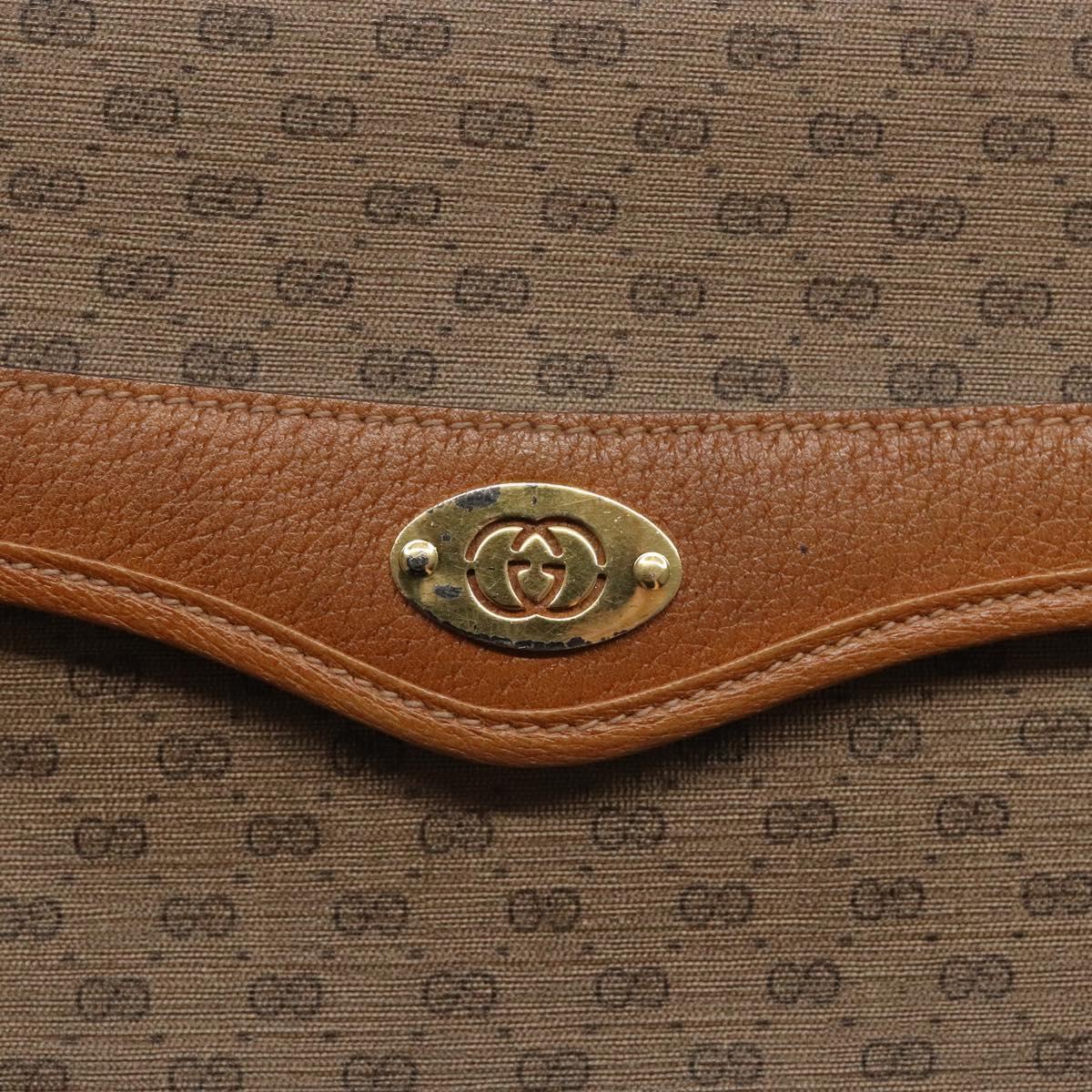 GUCCI Micro GG Supreme Shoulder Bag PVC Beige 001 115 6165 8031 Auth ep10240