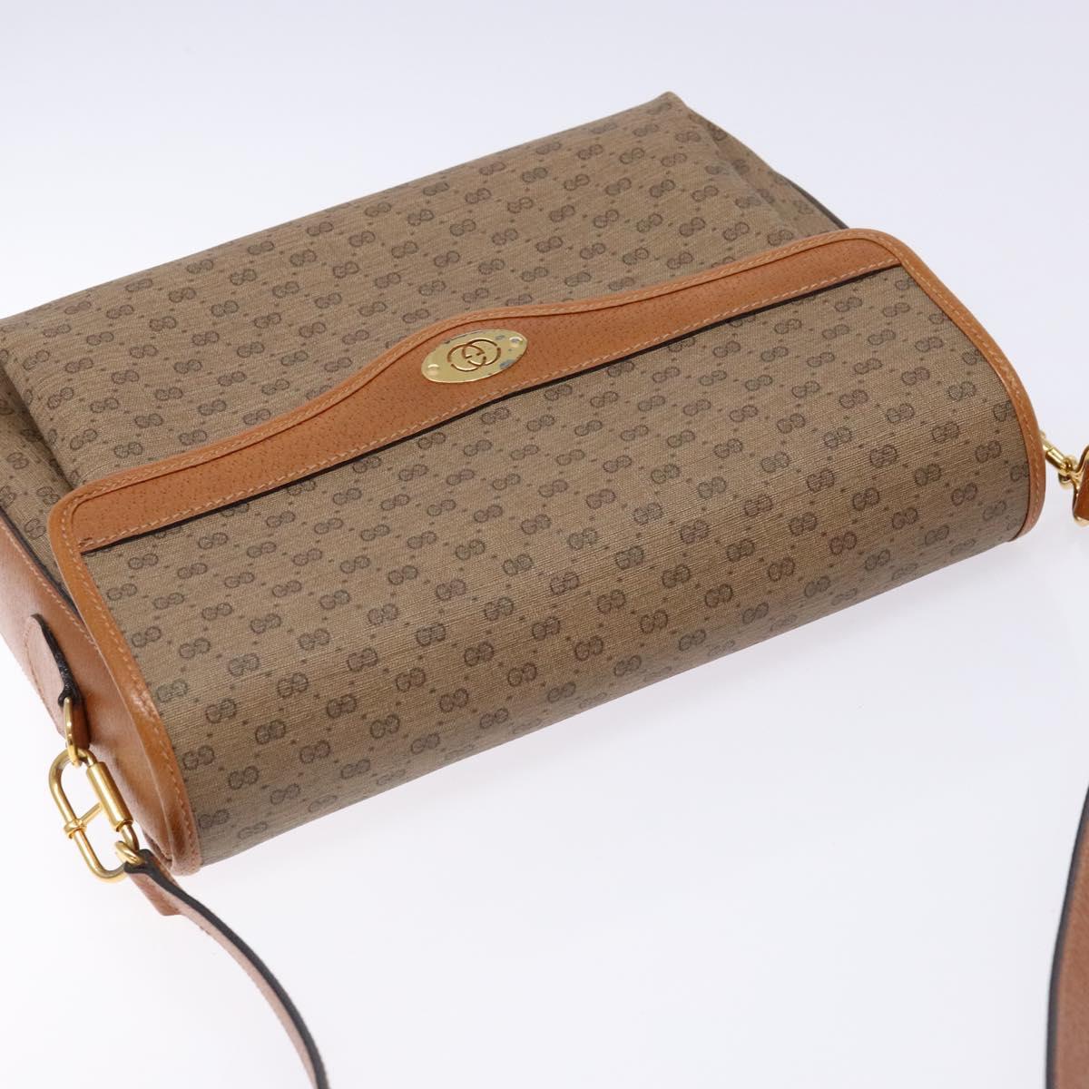 GUCCI Micro GG Supreme Shoulder Bag PVC Beige 001 115 6165 8031 Auth ep10240
