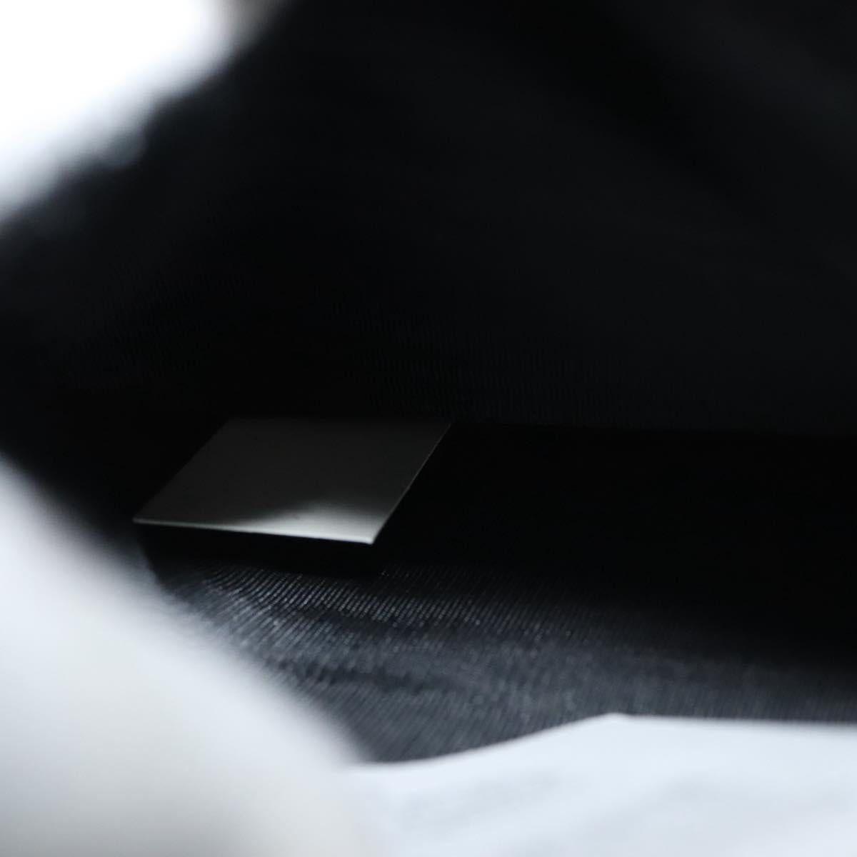 GUCCI Hand Bag Leather 2way Black Gold 000 2046 0562 Auth ep10245