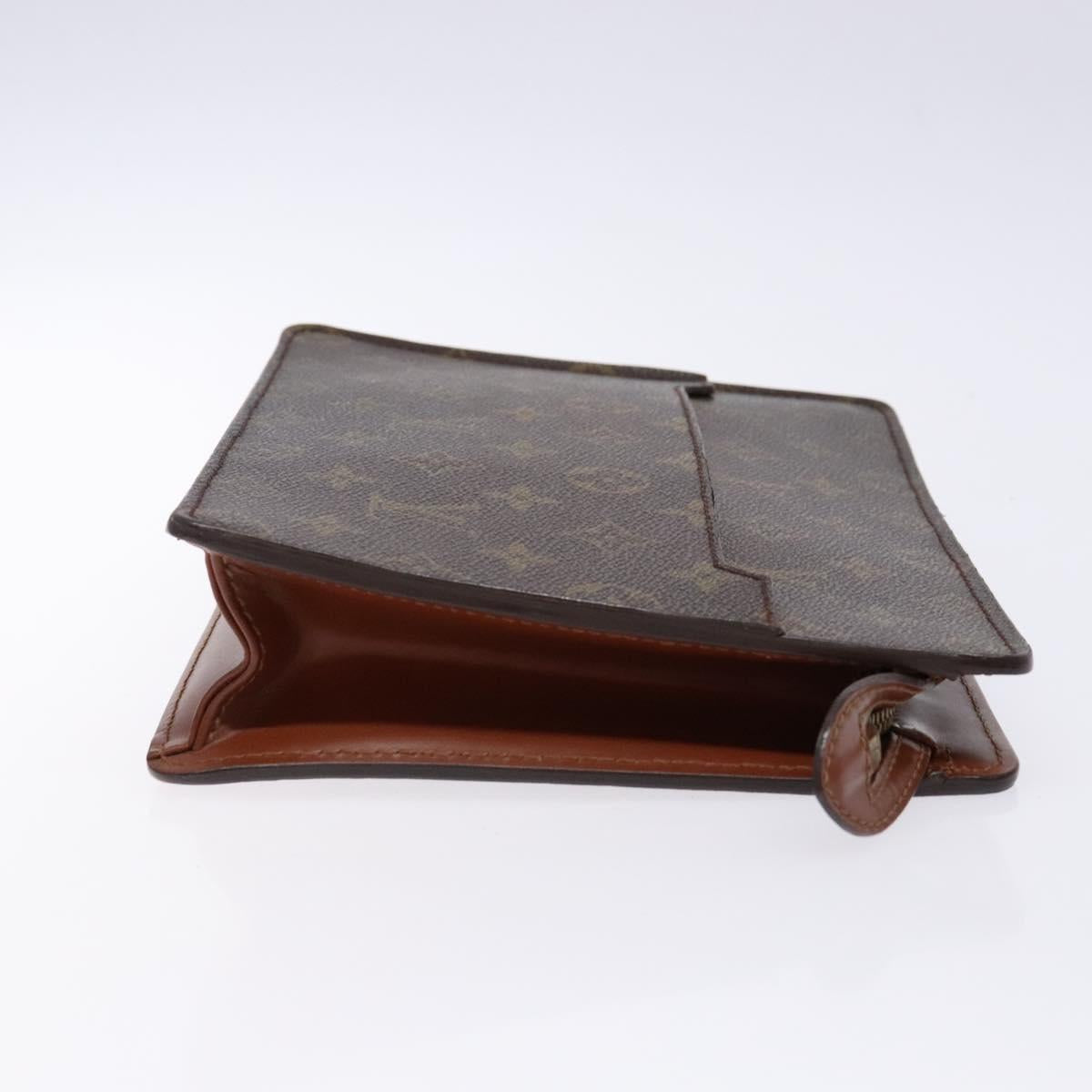 LOUIS VUITTON Monogram Pochette Homme Clutch Bag M51795 LV Auth ep10246