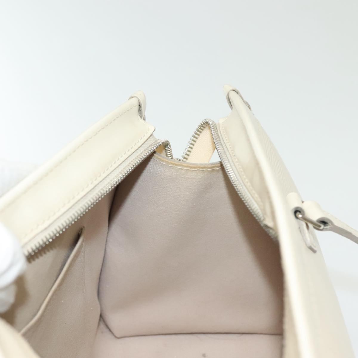 LOUIS VUITTON Epi Madeleine PM Hand Bag White Yvoire M5933J LV Auth ep10269