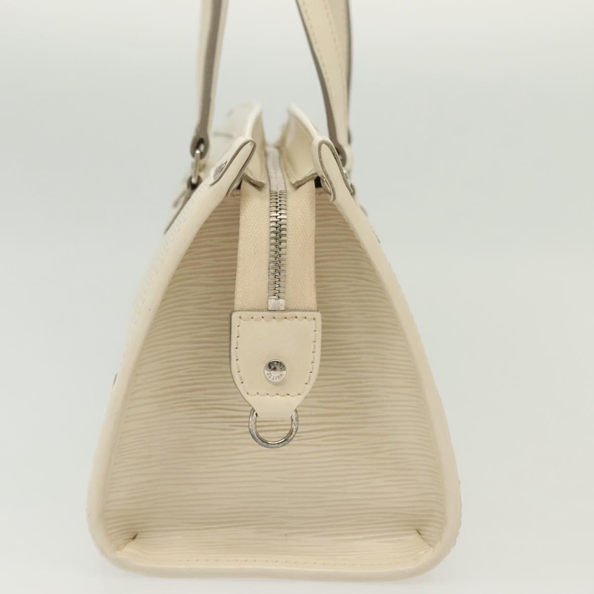 LOUIS VUITTON Epi Madeleine PM Hand Bag White Yvoire M5933J LV Auth ep10269