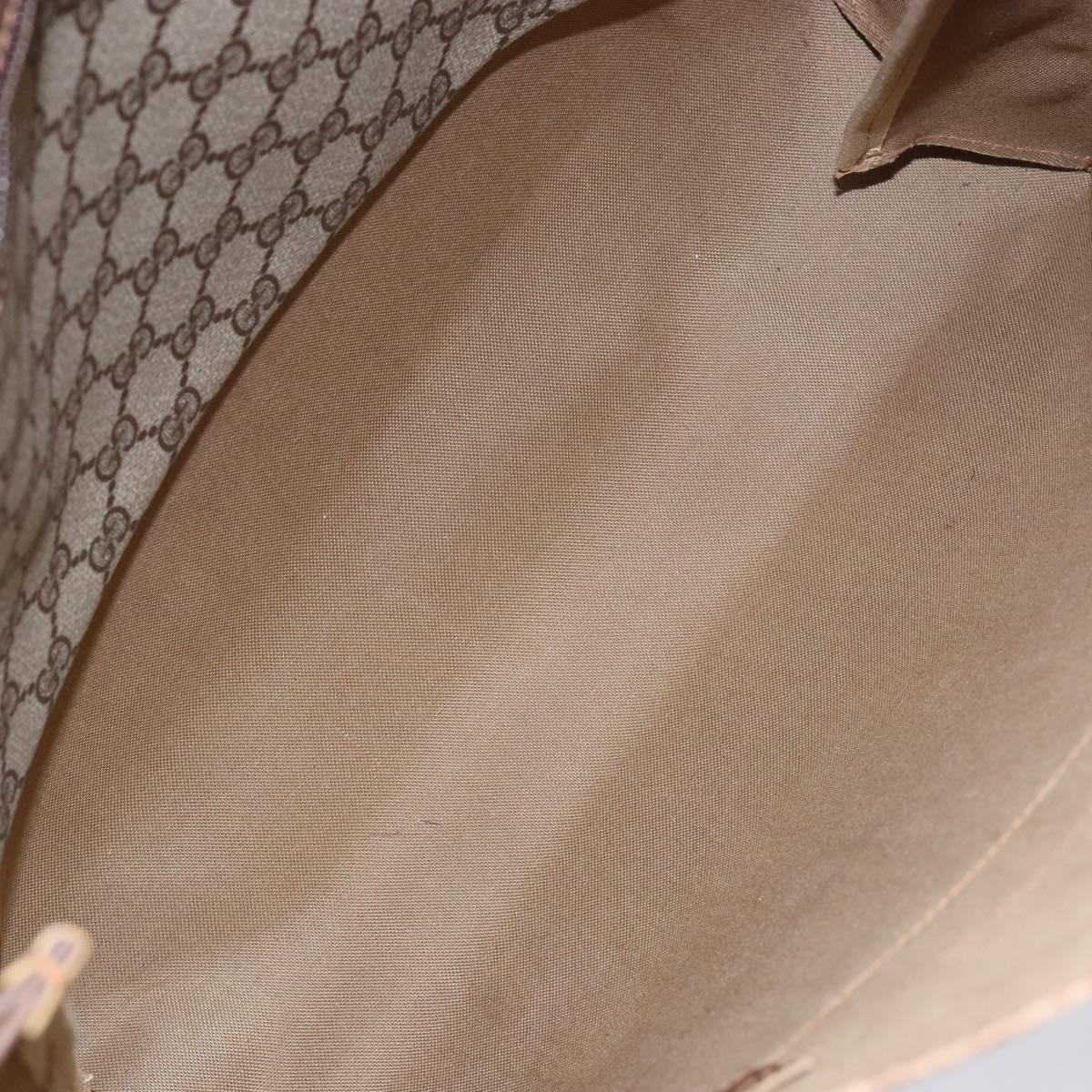 GUCCI GG Supreme Web Sherry Line Tote Bag PVC Beige Gold 39 02 091 Auth ep10316