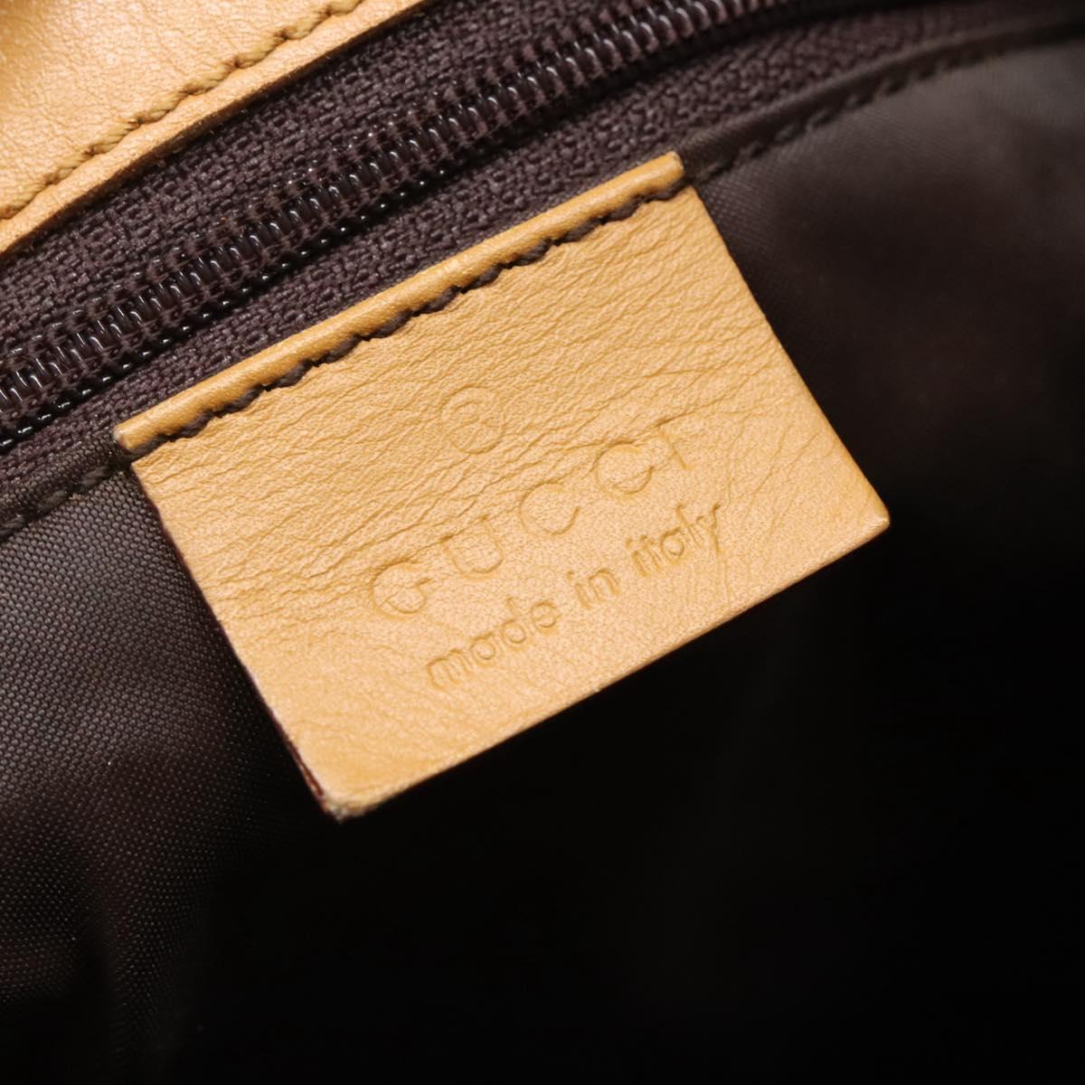 GUCCI GG Canvas Tote Bag Beige Gold 002 1097 2404 Auth ep10320