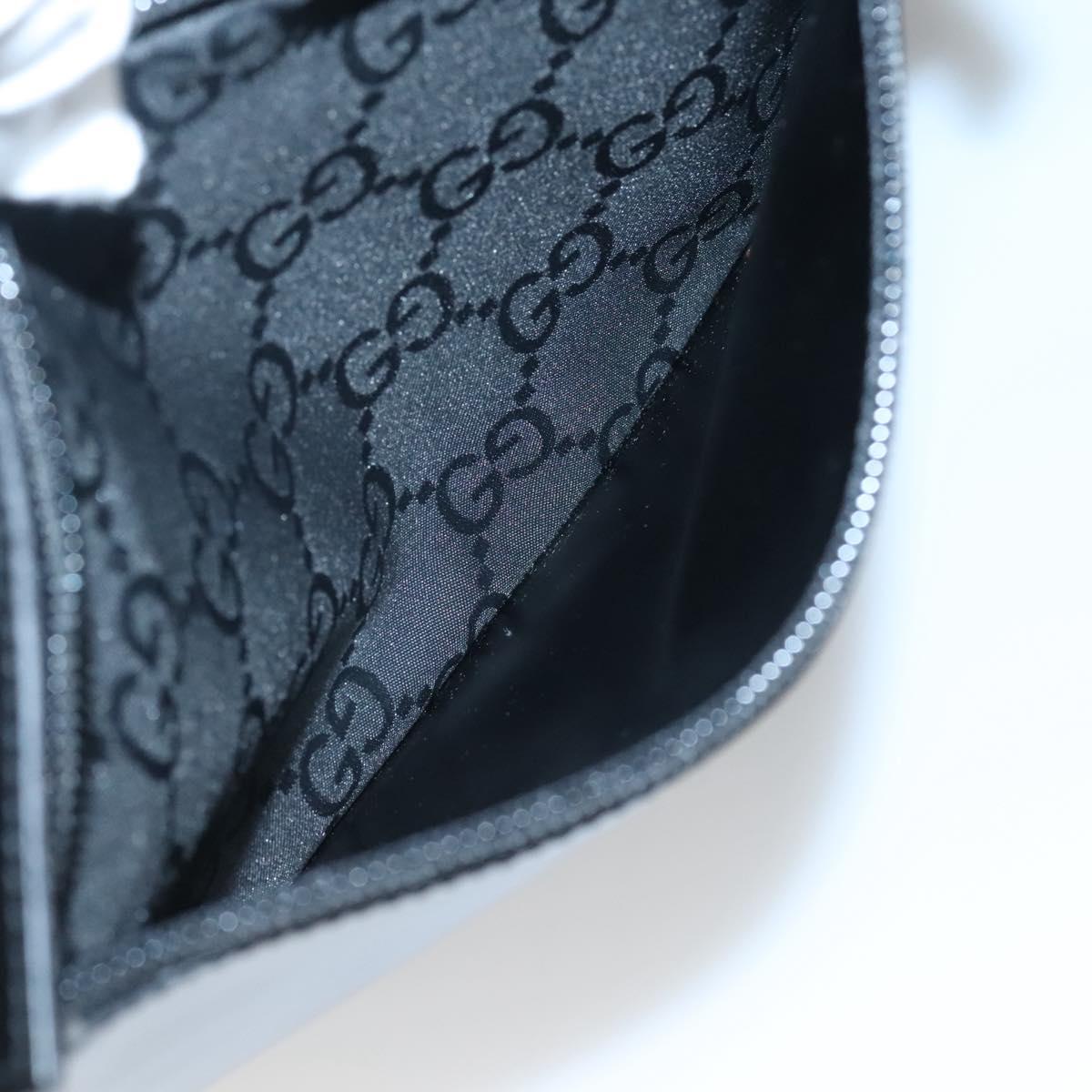 GUCCI GG Canvas Tote Bag Outlet Black Silver 180450 Auth ep10324