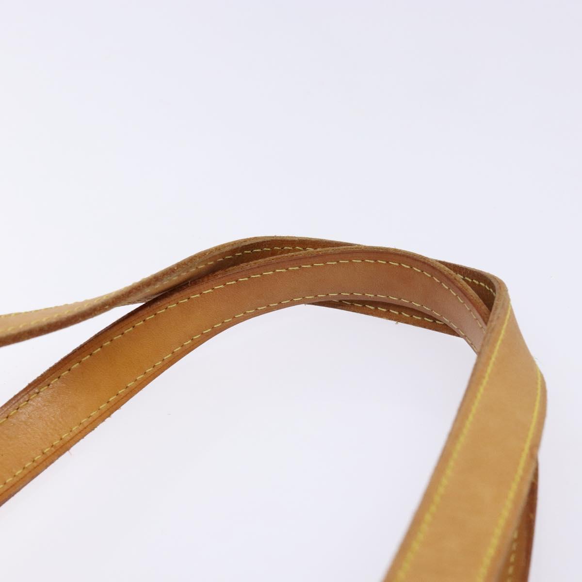 LOUIS VUITTON Monogram Vernis Houston Hand Bag Beige M91004 LV Auth ep10359