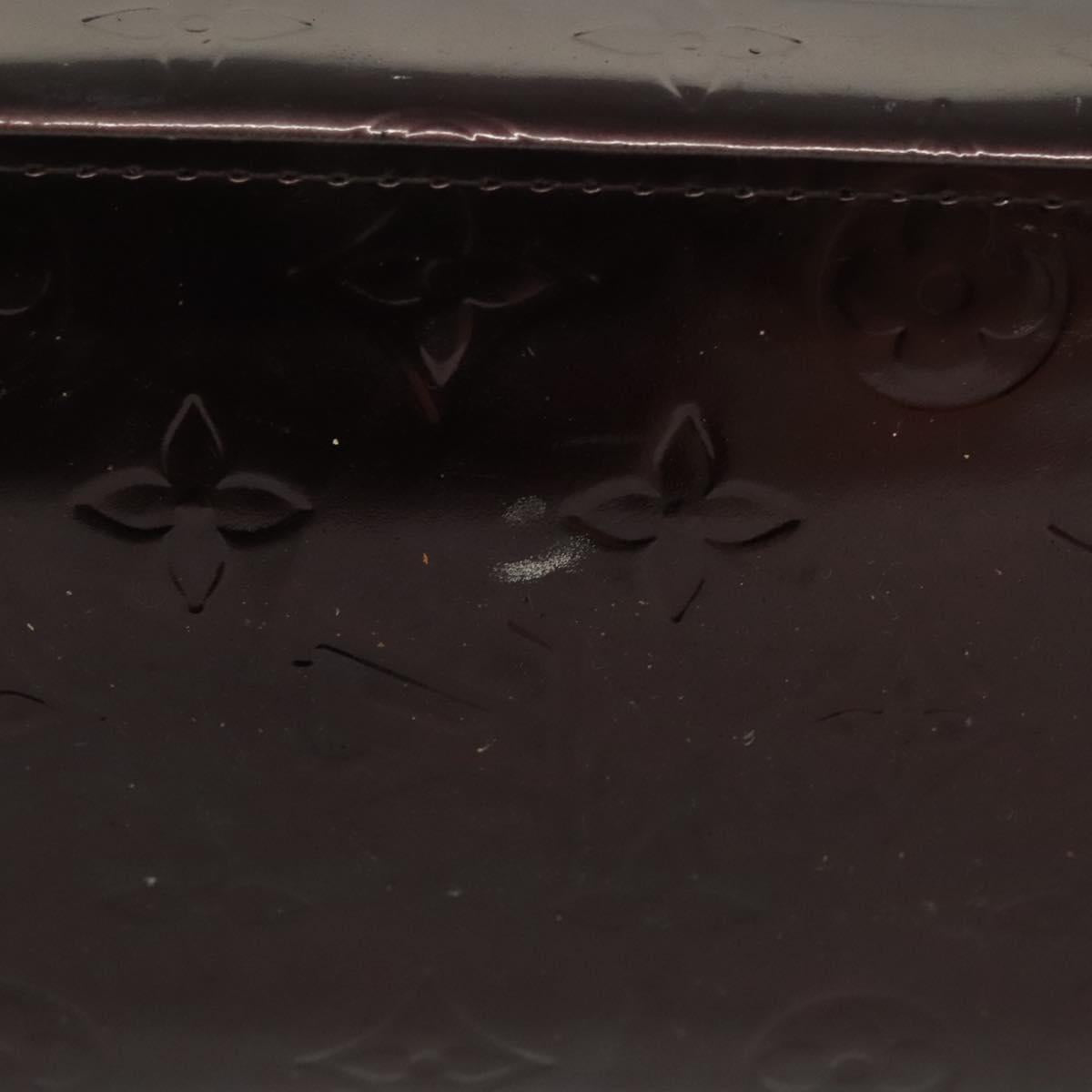 LOUIS VUITTON Monogram Vernis Reade PM Hand Bag Amarante M91993 LV Auth ep10373