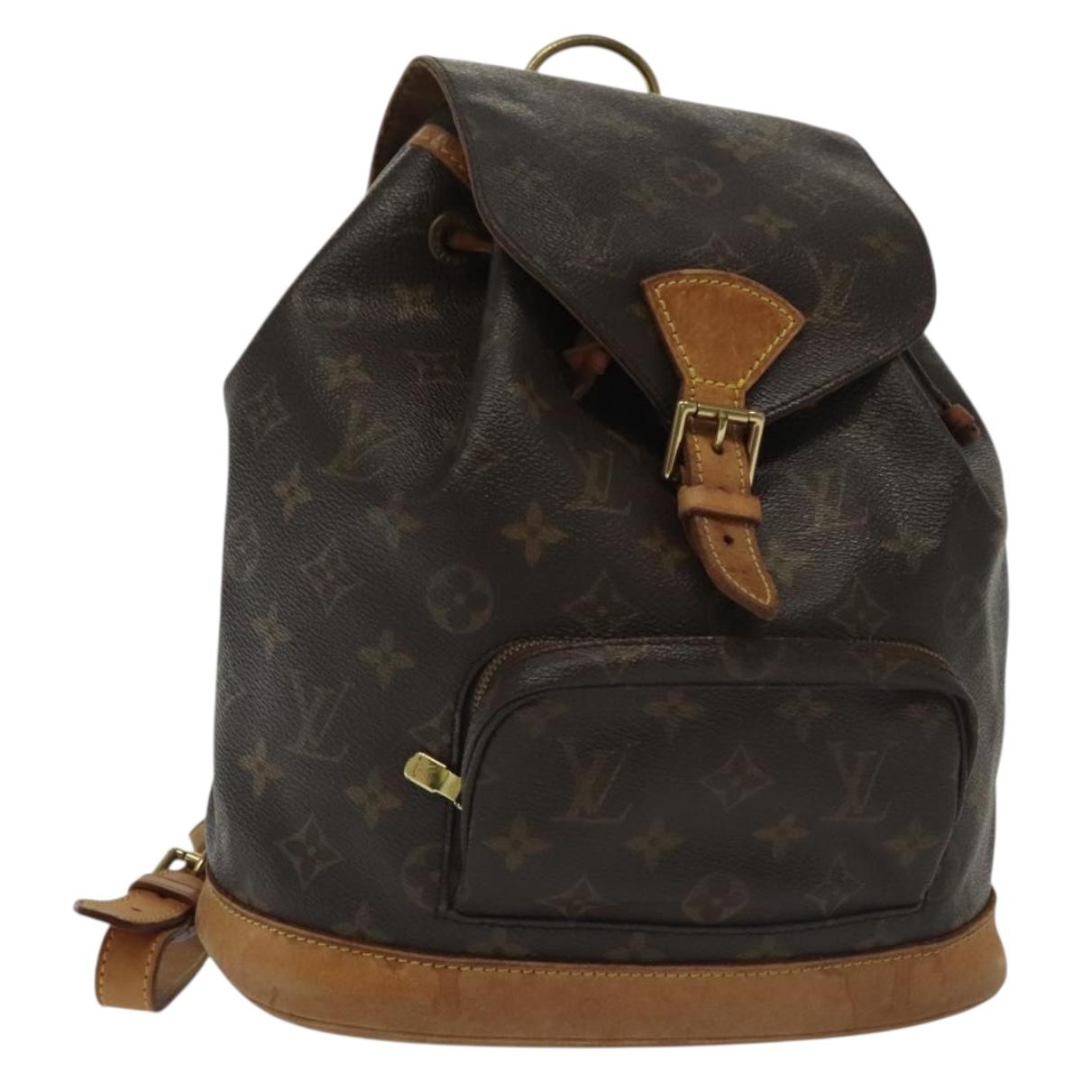 LOUIS VUITTON Monogram Montsouris MM Backpack M51136 LV Auth  display picture 3