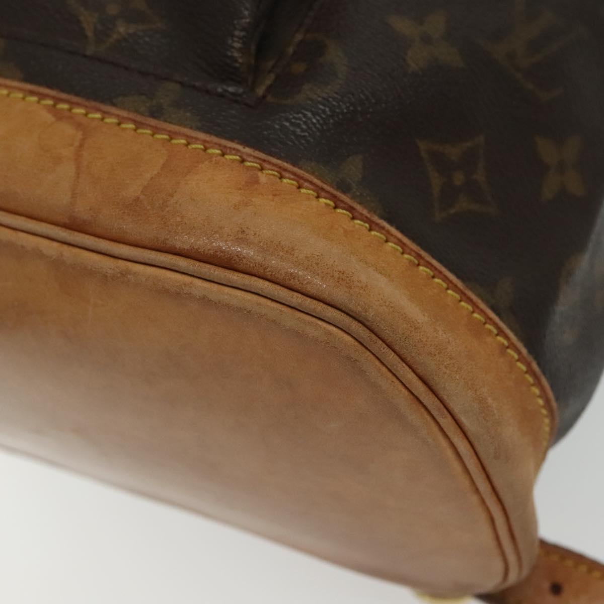 LOUIS VUITTON Monogram Montsouris MM Backpack M51136 LV Auth ep10374