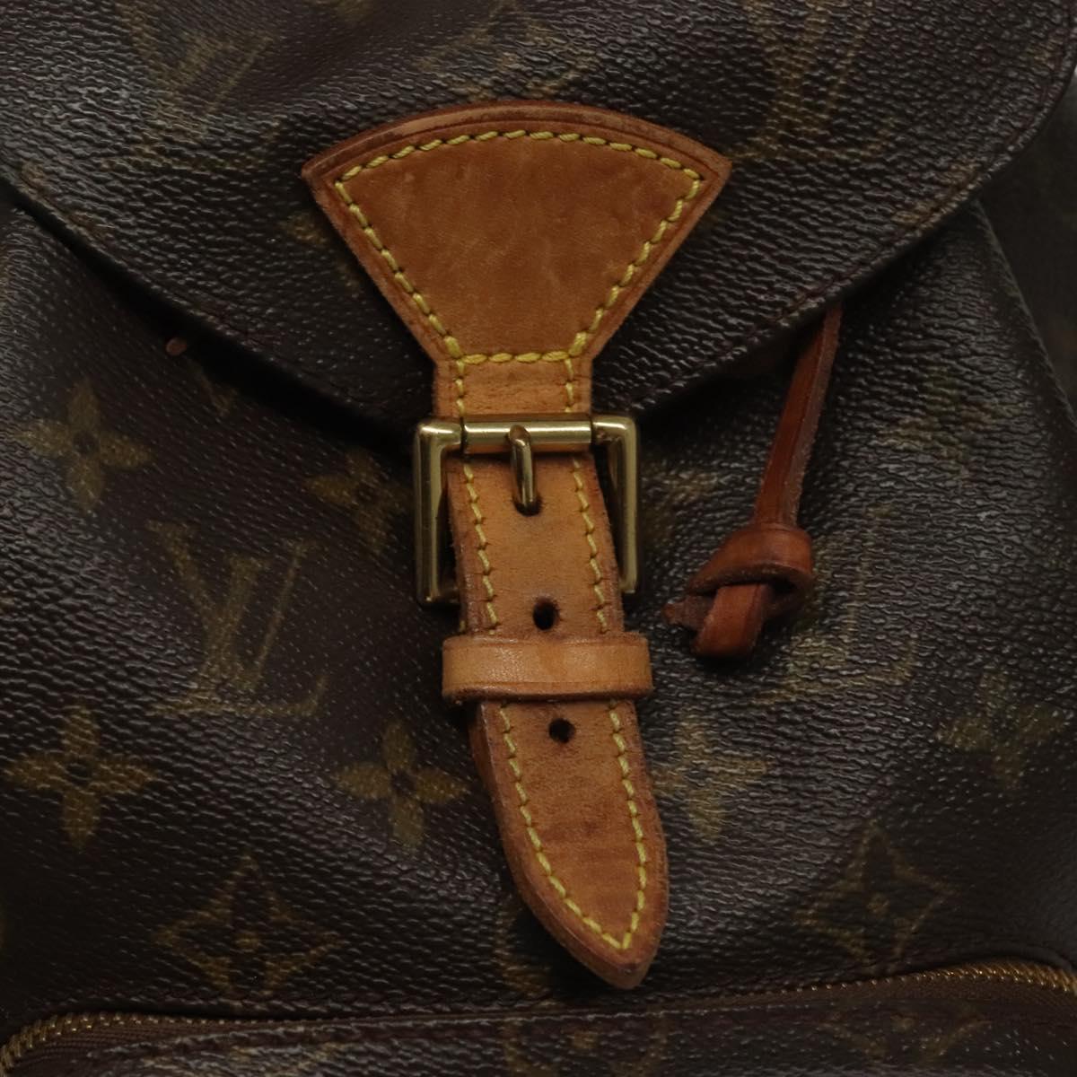 LOUIS VUITTON Monogram Montsouris MM Backpack M51136 LV Auth ep10374