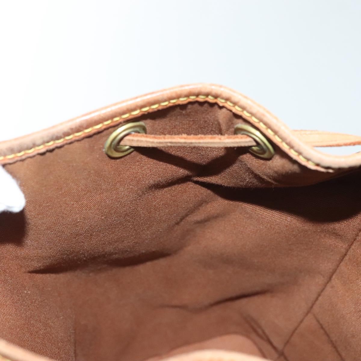LOUIS VUITTON Monogram Montsouris MM Backpack M51136 LV Auth ep10374