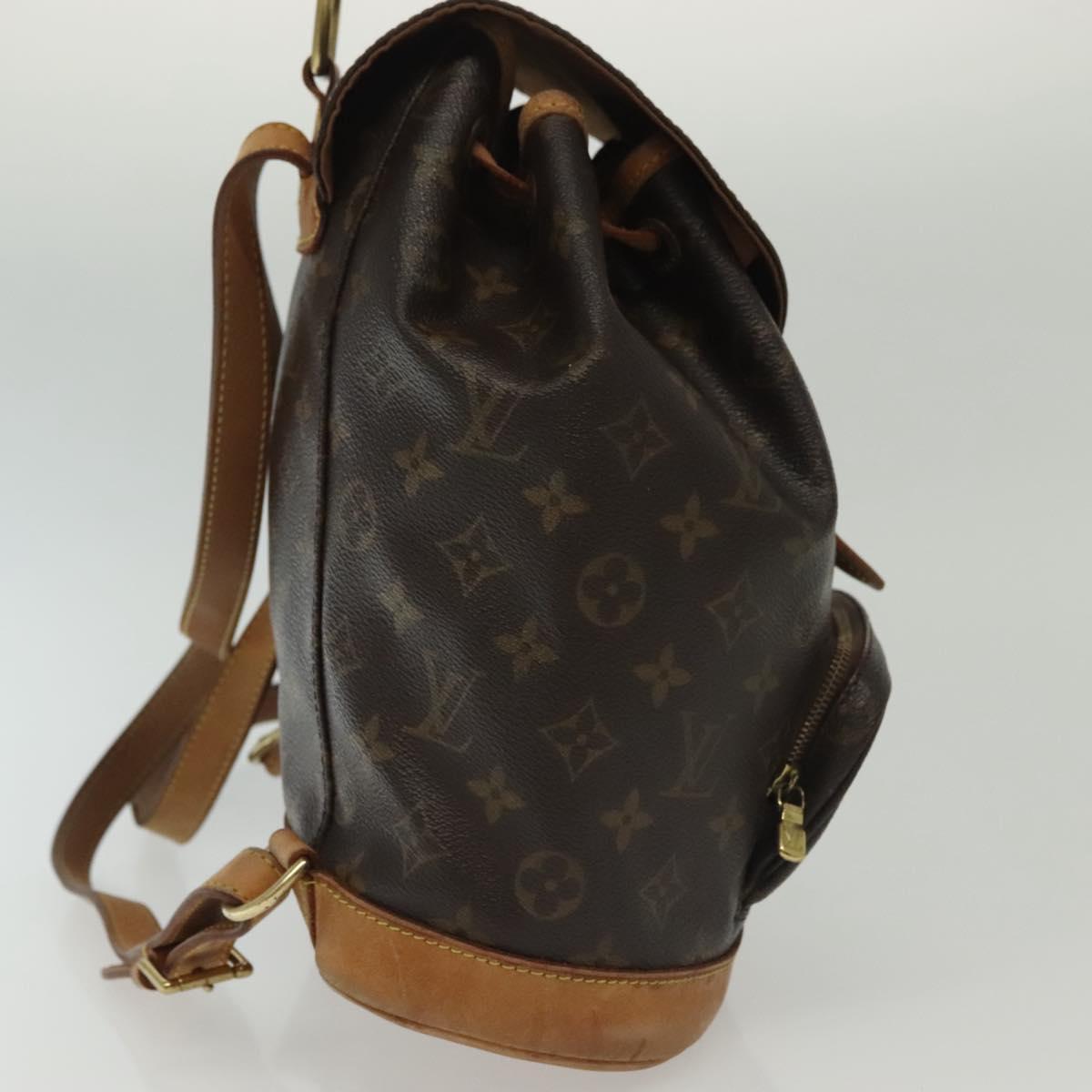 LOUIS VUITTON Monogram Montsouris MM Backpack M51136 LV Auth ep10374