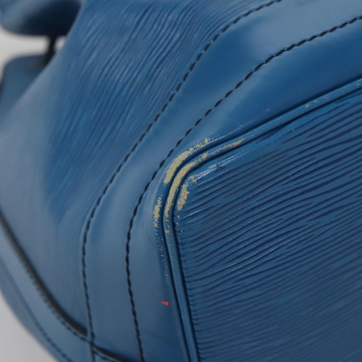 LOUIS VUITTON Epi Noe Shoulder Bag Toledo Blue M44005 LV Auth ep10377