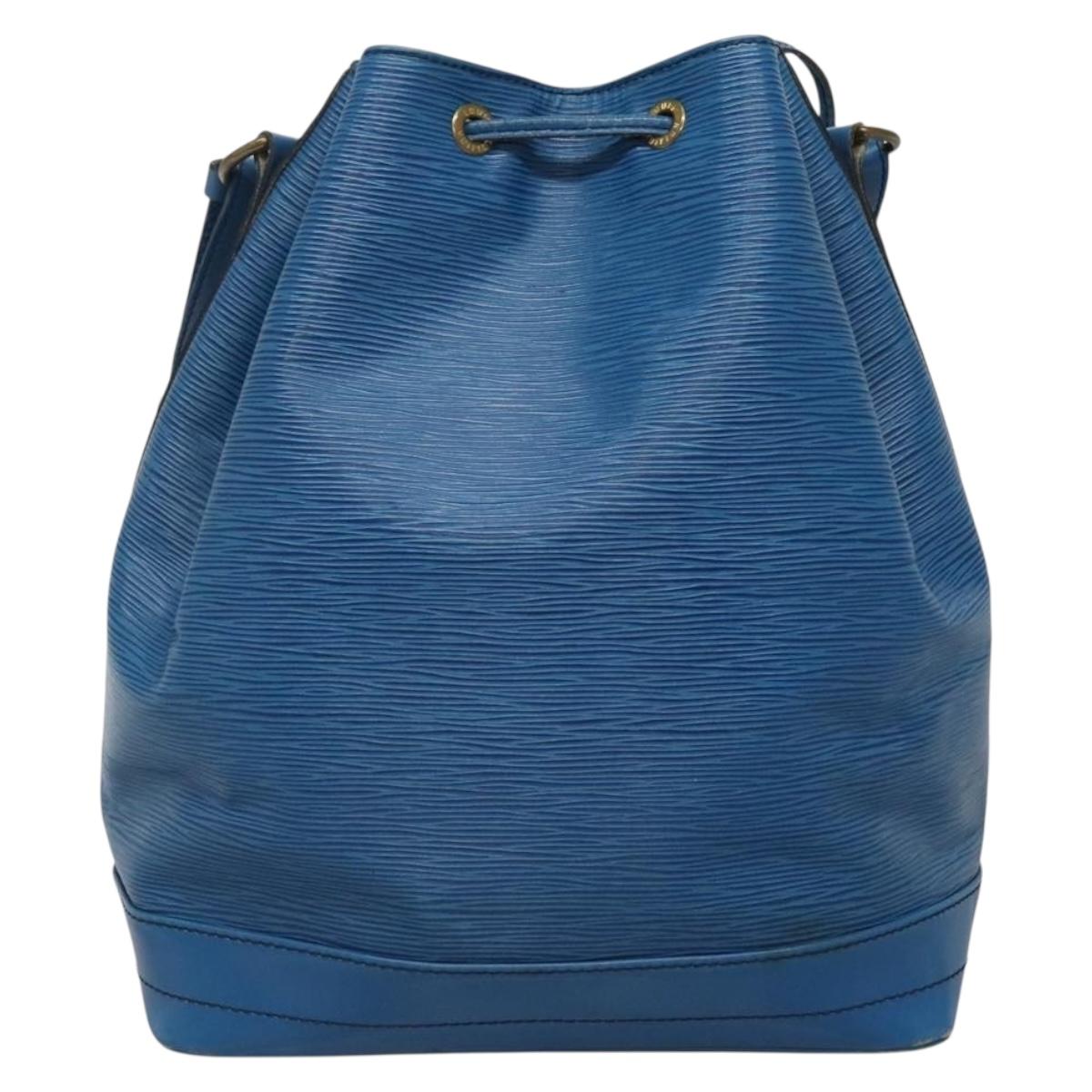 LOUIS VUITTON Epi Noe Shoulder Bag Toledo Blue M44005 LV Auth ep10377