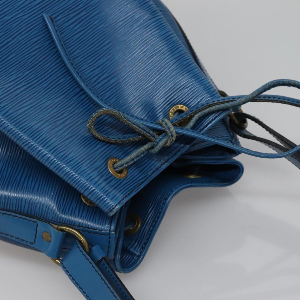 LOUIS VUITTON Epi Noe Shoulder Bag Toledo Blue M44005 LV Auth ep10377