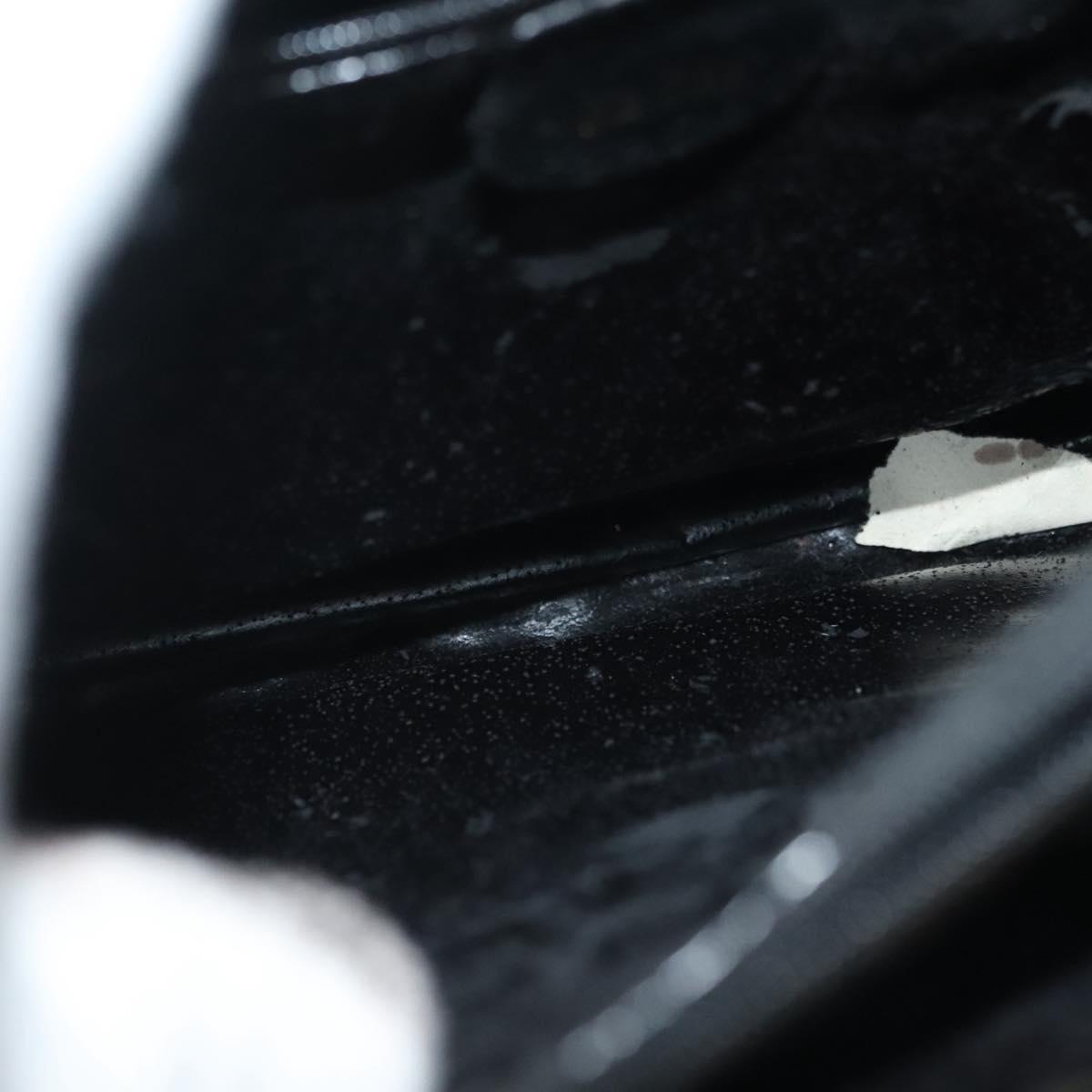 GUCCI Bamboo Hand Bag Suede Black Gold 002 1186 0260 Auth ep10379